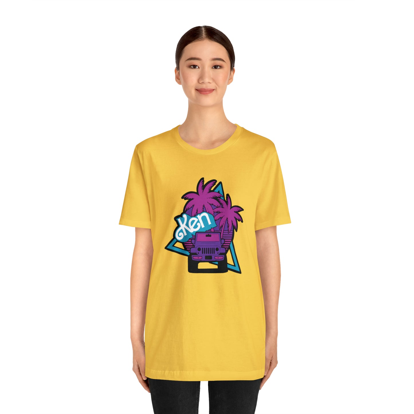 Neon Ken, Beep Beep KEN Jeep, Unisex Jersey Short Sleeve Tee