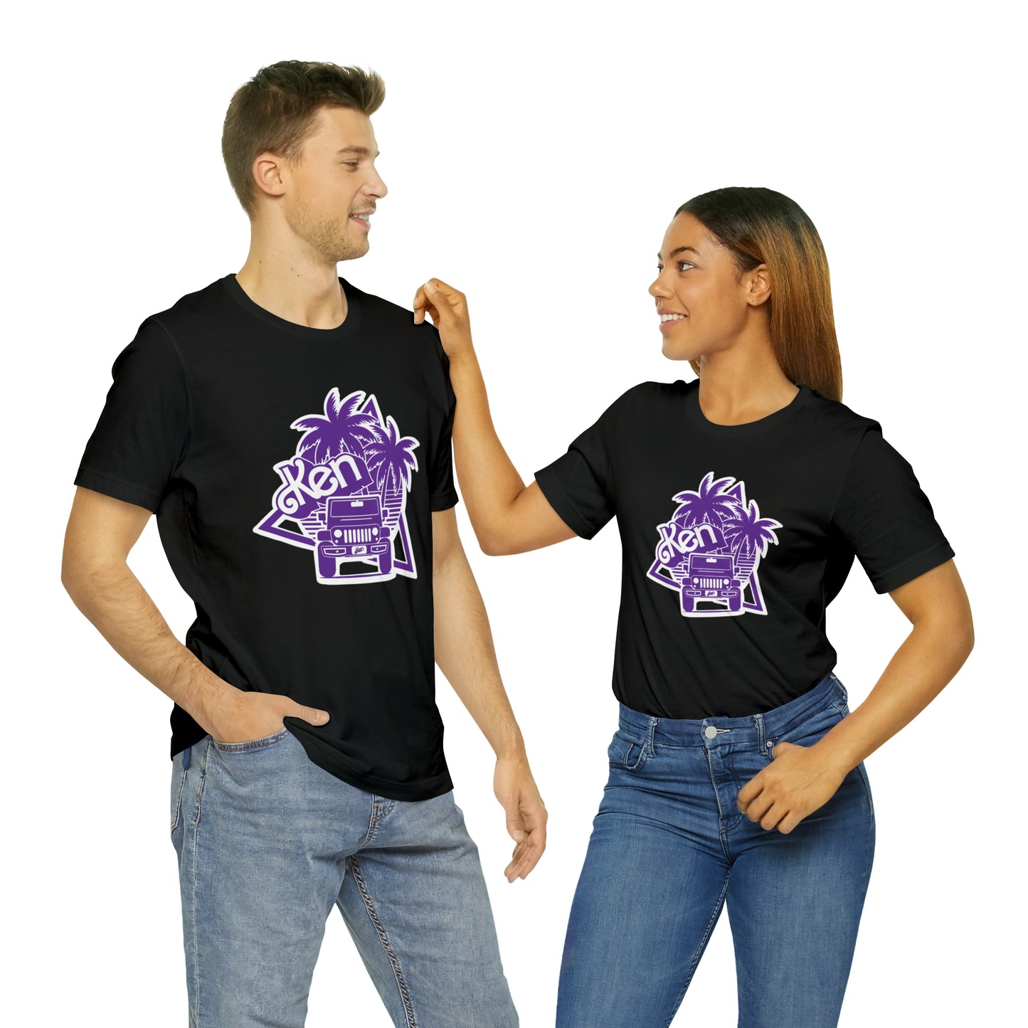 All Purple Ken, Beep Beep KEN Jeep, Unisex Jersey Short Sleeve Tee