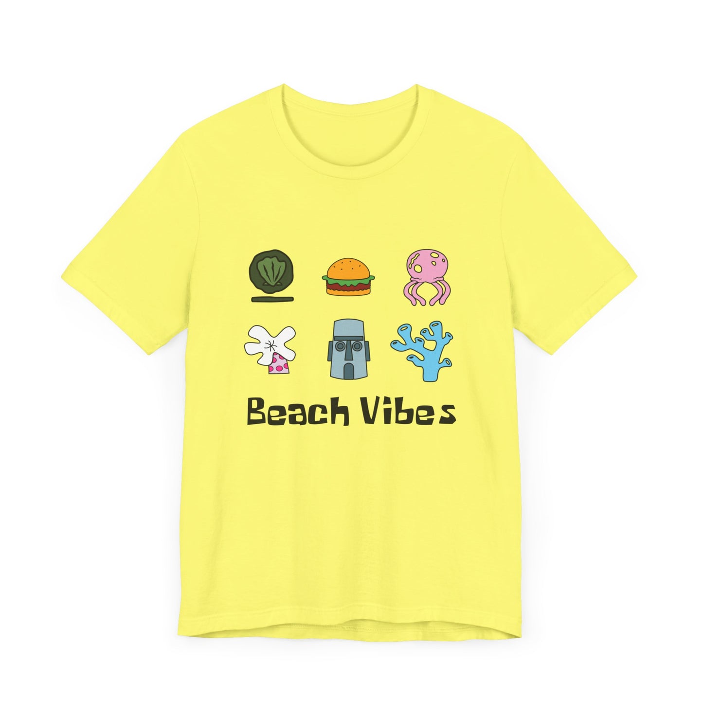 No frame Spongey Beach Vibes - Unisex Shirt