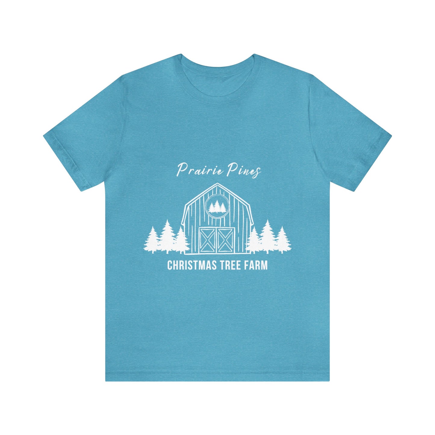 Prairie Pines White Text - Unisex T-shirt