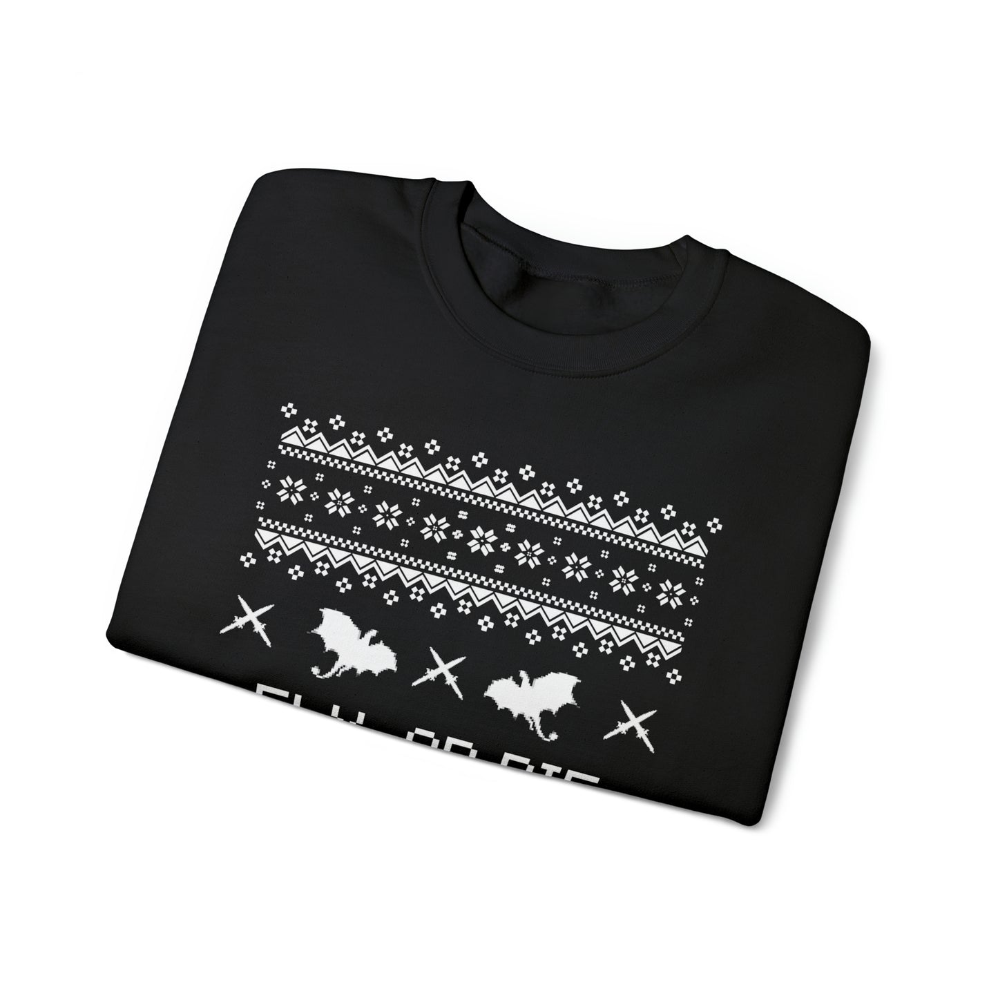 8-Bit Dragon Christmas version 2 - Unisex Sweatshirt