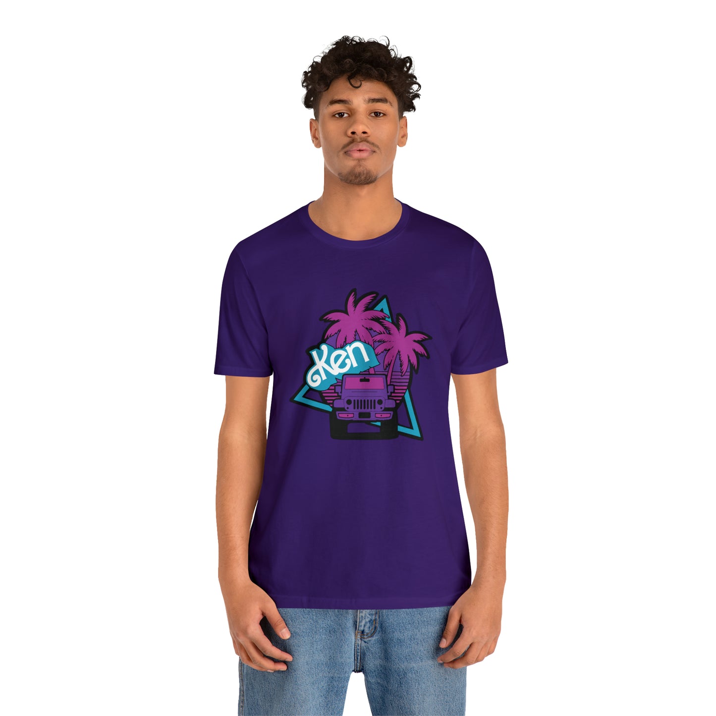 Neon Ken, Beep Beep KEN Jeep, Unisex Jersey Short Sleeve Tee