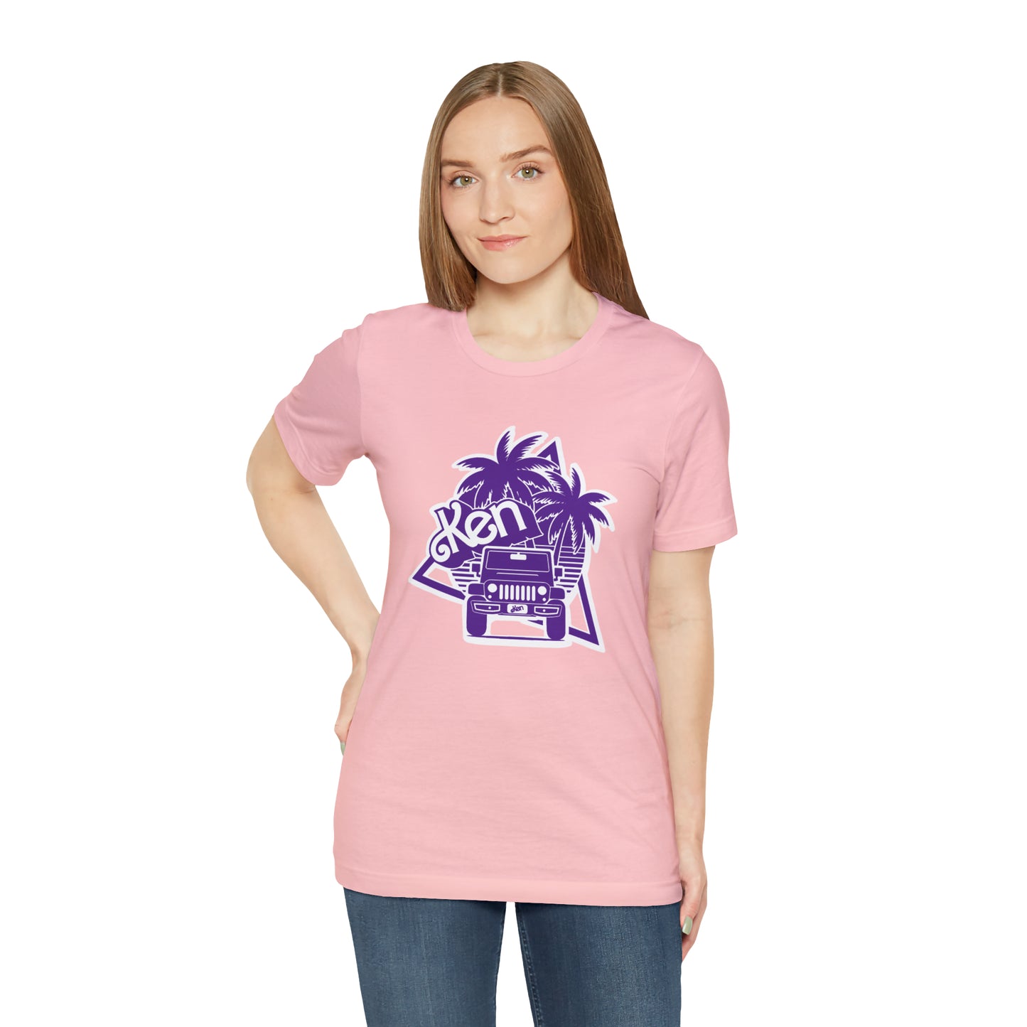 All Purple Ken, Beep Beep KEN Jeep, Unisex Jersey Short Sleeve Tee