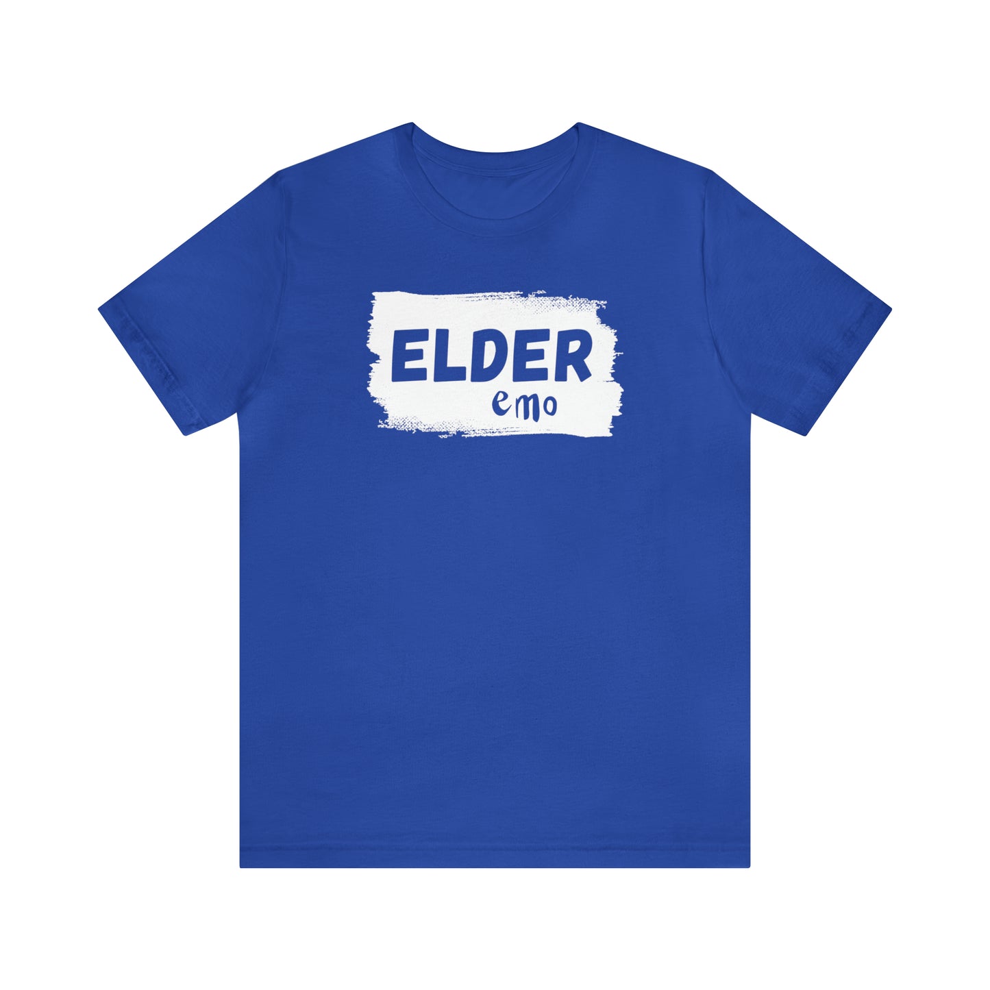 WHITE LETTER Elder Emo, Unisex Jersey Short Sleeve Tee