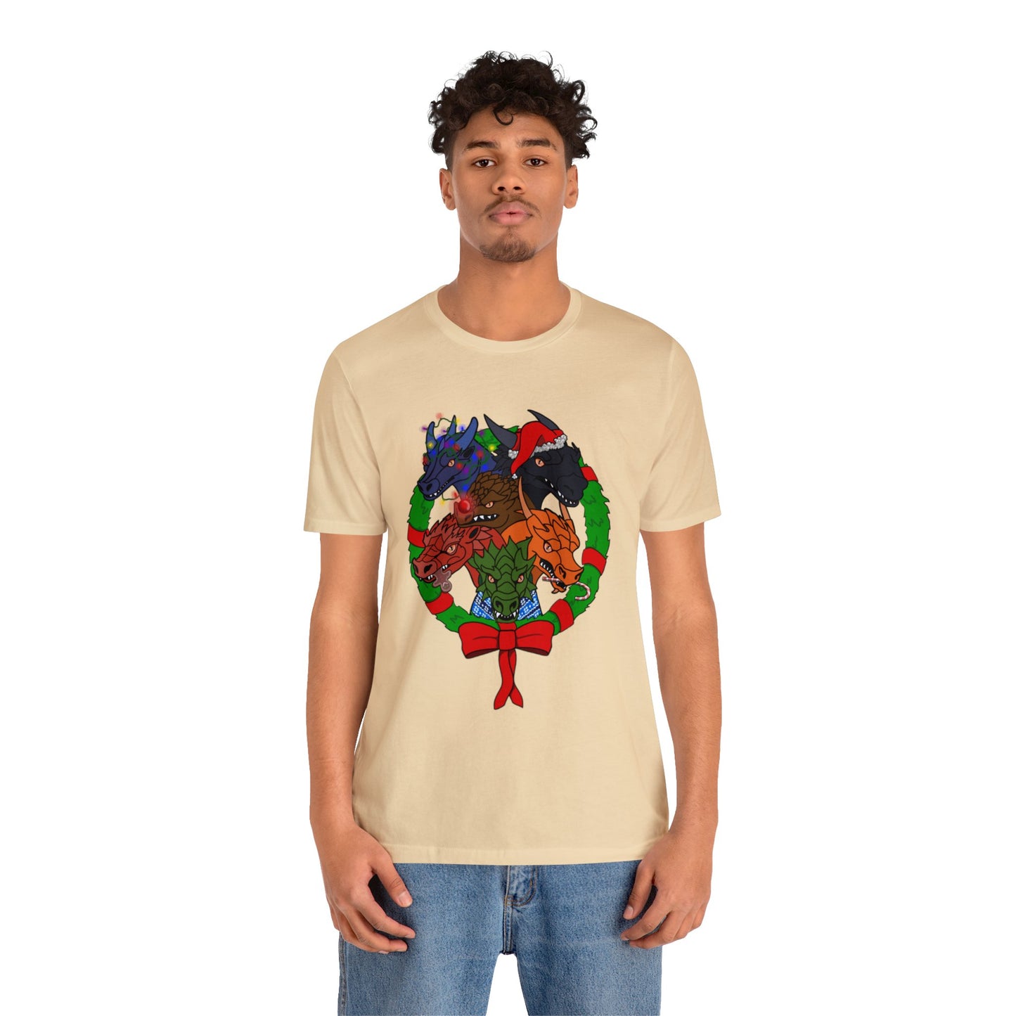 Dragon Christmas with no snow version - Unisex T-shirt