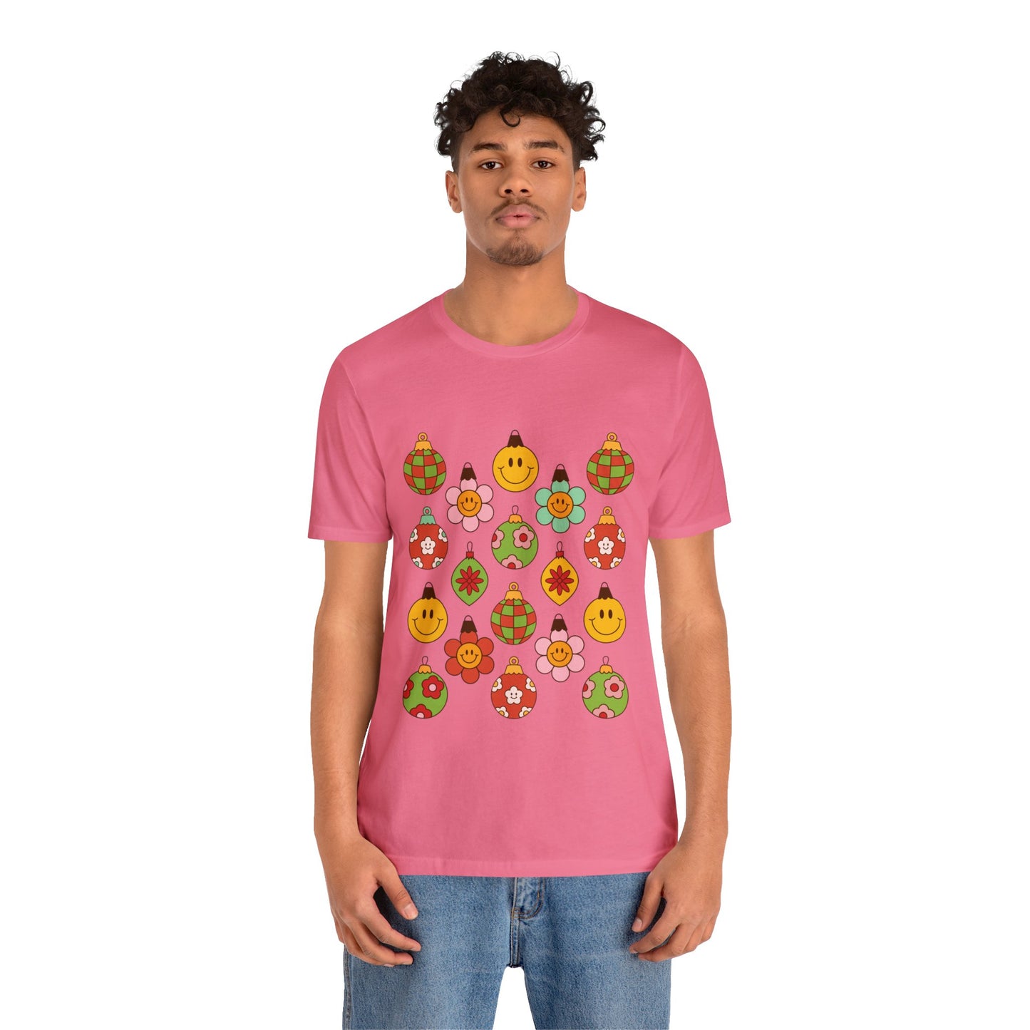 Groovy Christmas with back design - Unisex T-shirt