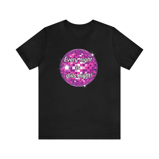 Disco Girls Night barbie, Unisex Jersey Short Sleeve Tee