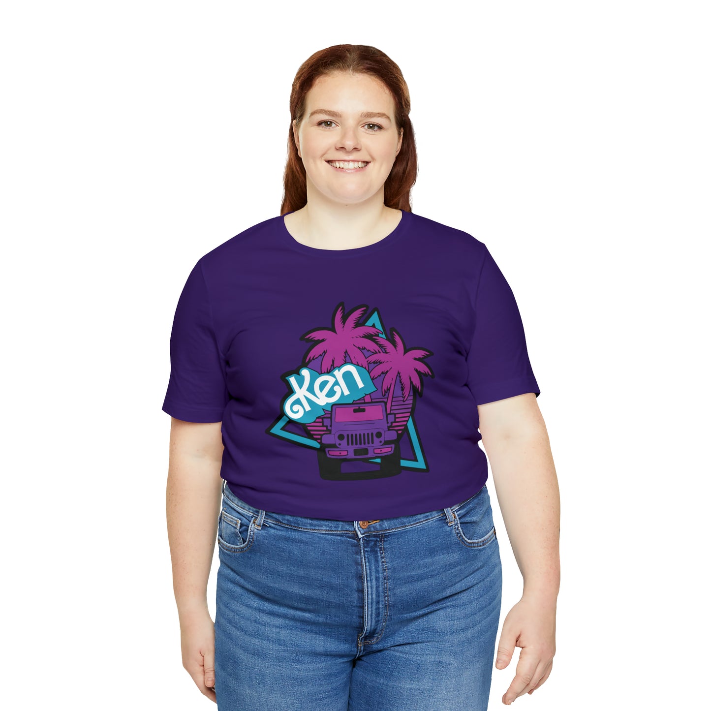 Neon Ken, Beep Beep KEN Jeep, Unisex Jersey Short Sleeve Tee