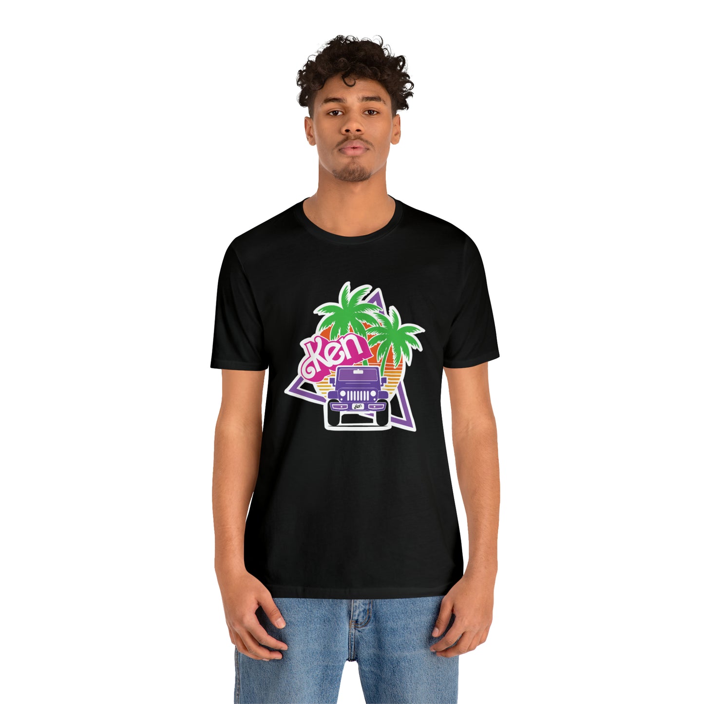 Purple Ken, Beep Beep KEN Jeep, Unisex Jersey Short Sleeve Tee