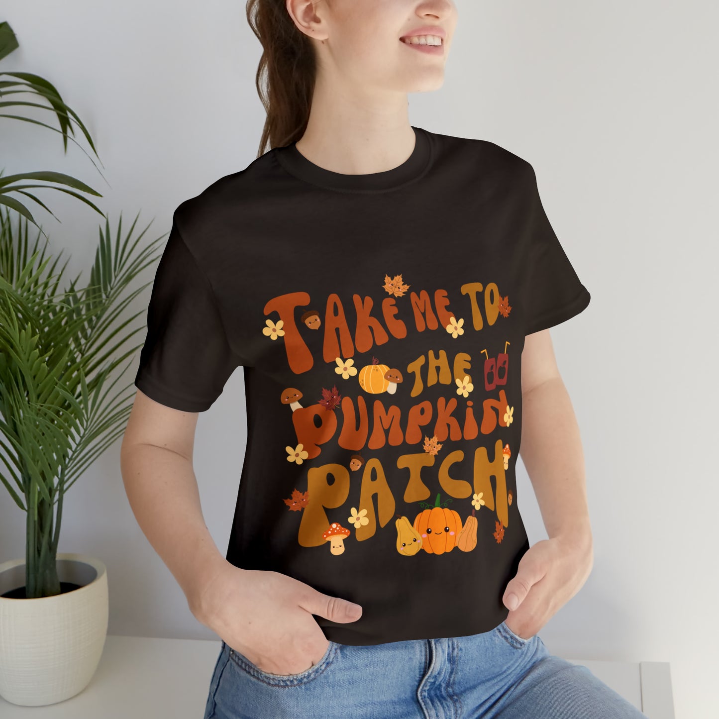 Take me to the Pumpkin Patch, Unisex Jersey Short Sleeve Tee