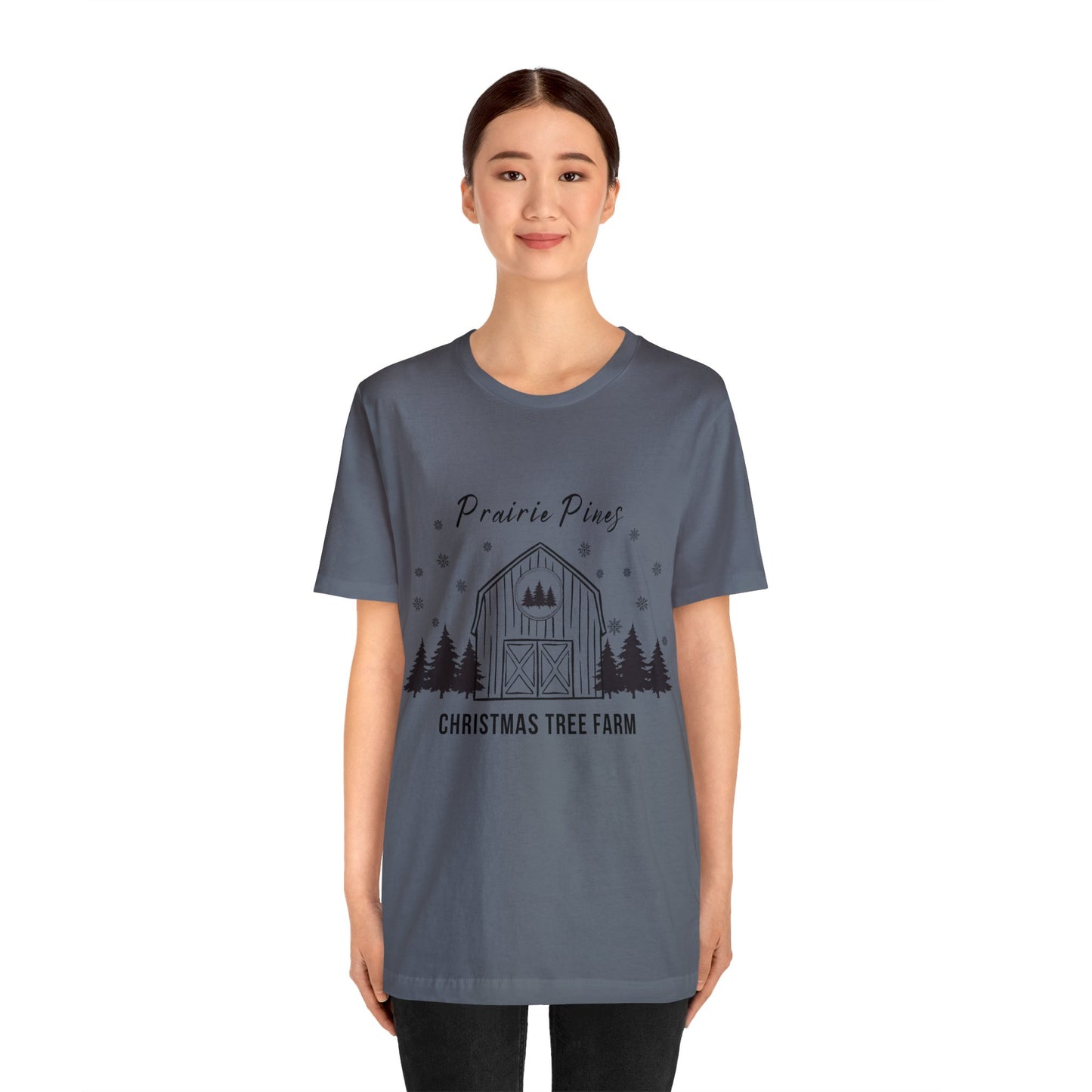 Prairie Pines Black Text - Unisex T-shirt