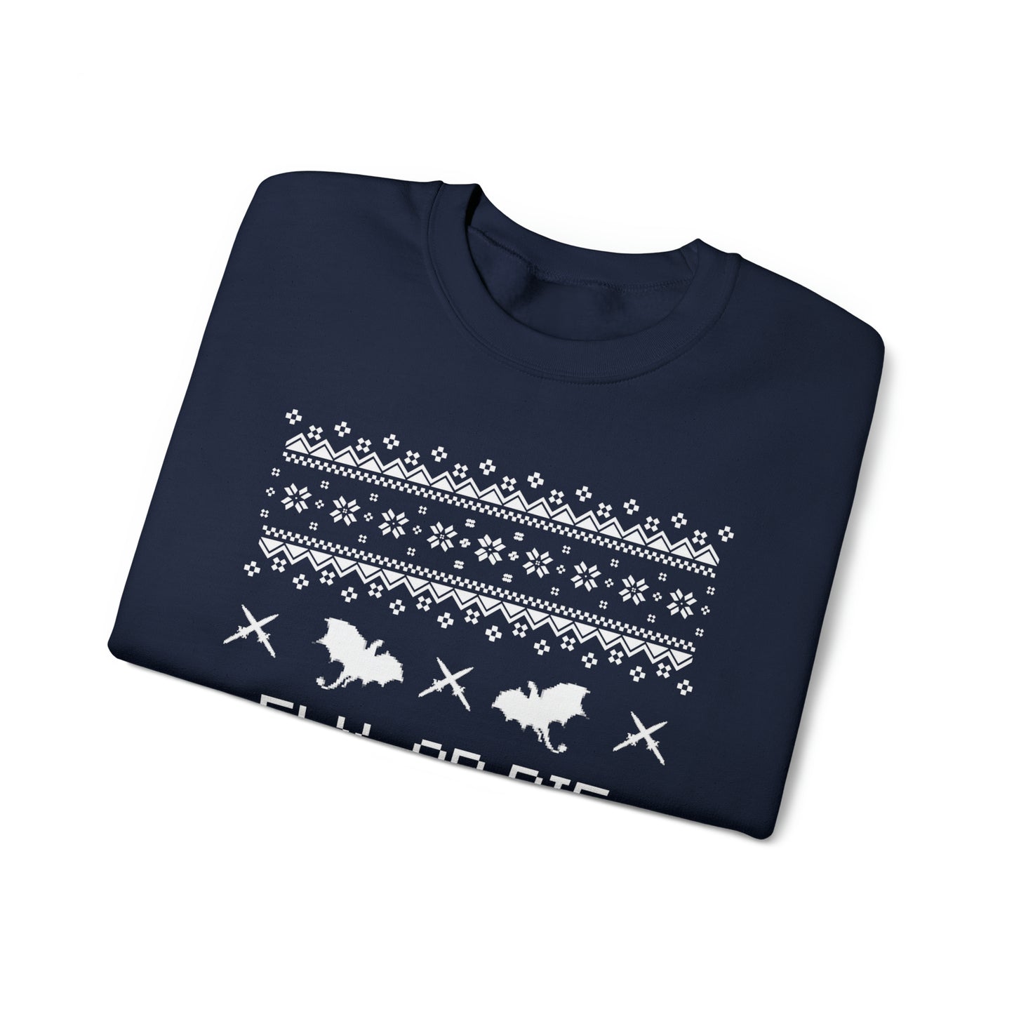 8-Bit Dragon Christmas version 2 - Unisex Sweatshirt