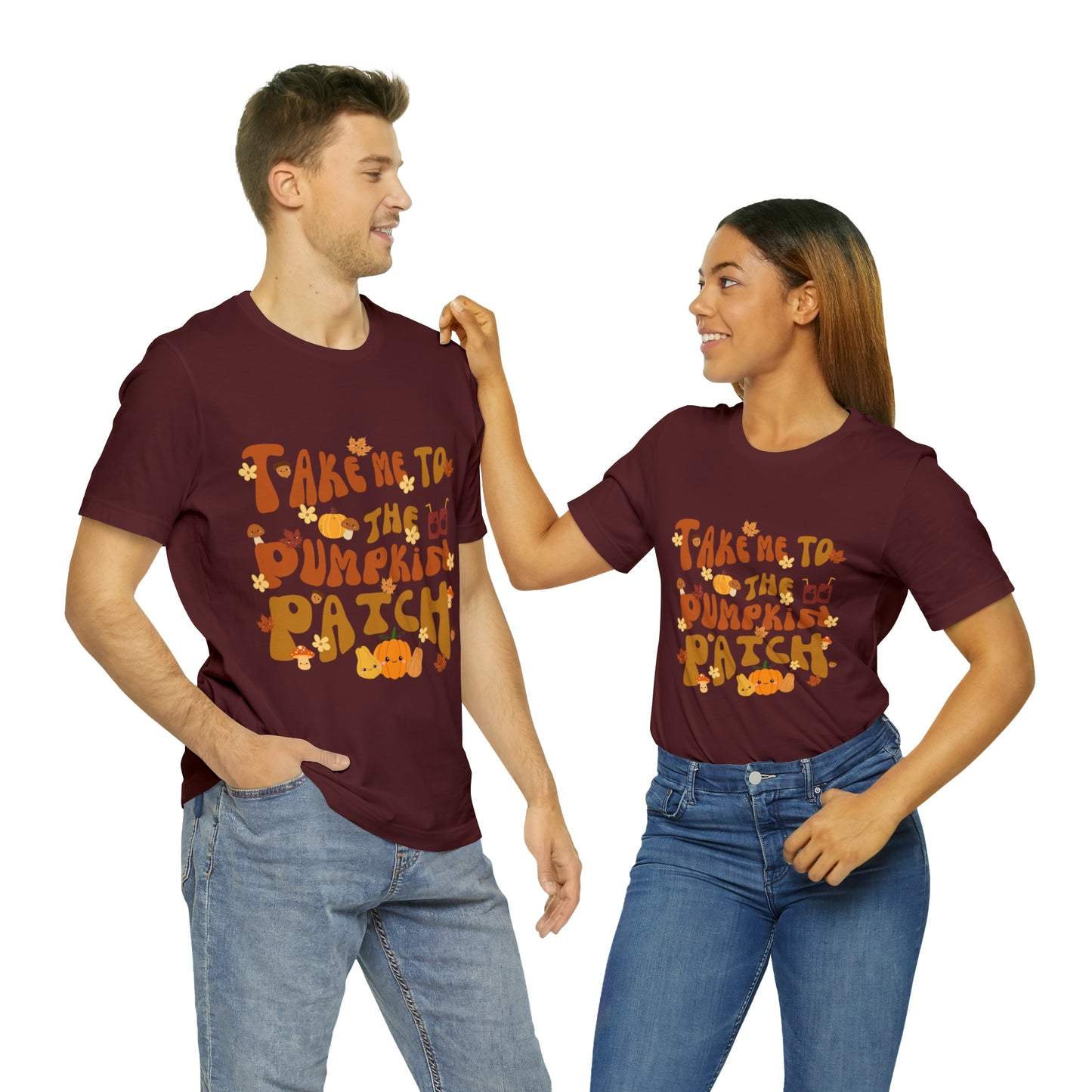 Take me to the Pumpkin Patch, Unisex Jersey Short Sleeve Tee