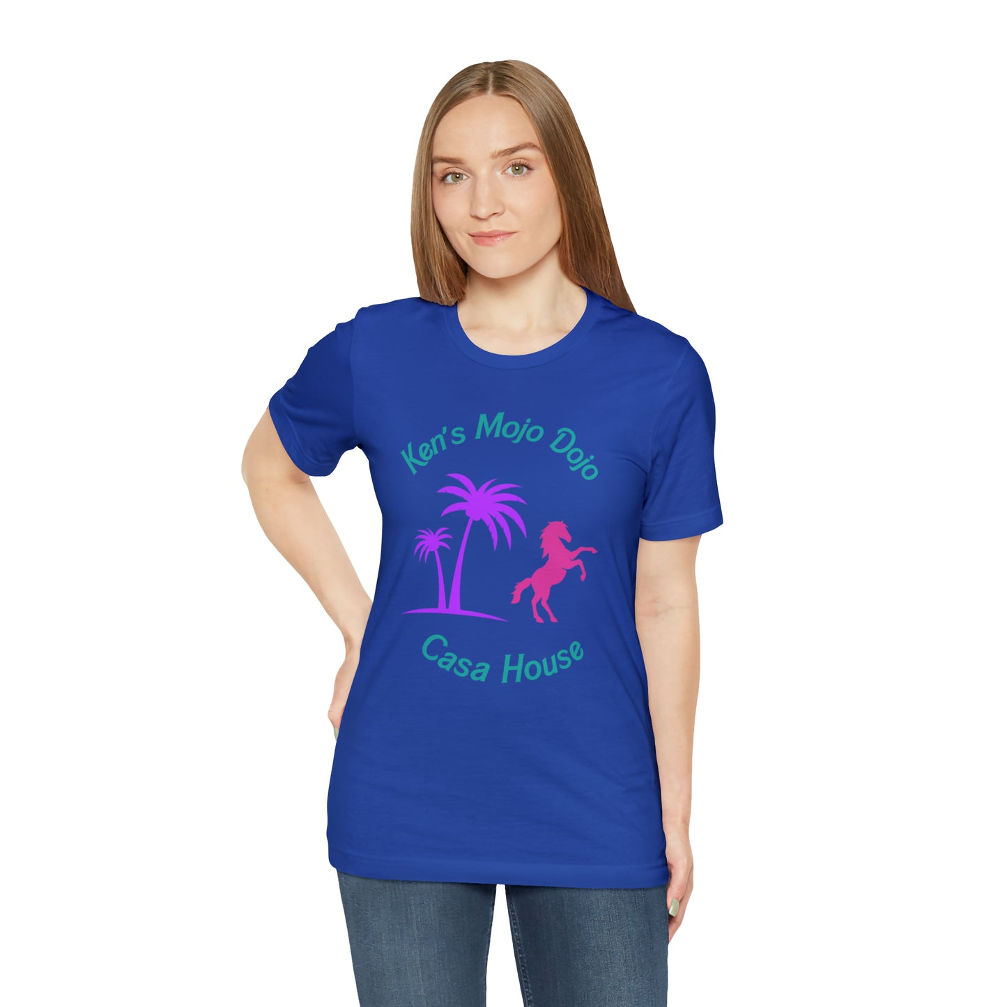 Palm Horse, Mojo Dojo Casa House, Unisex Jersey Short Sleeve Tee