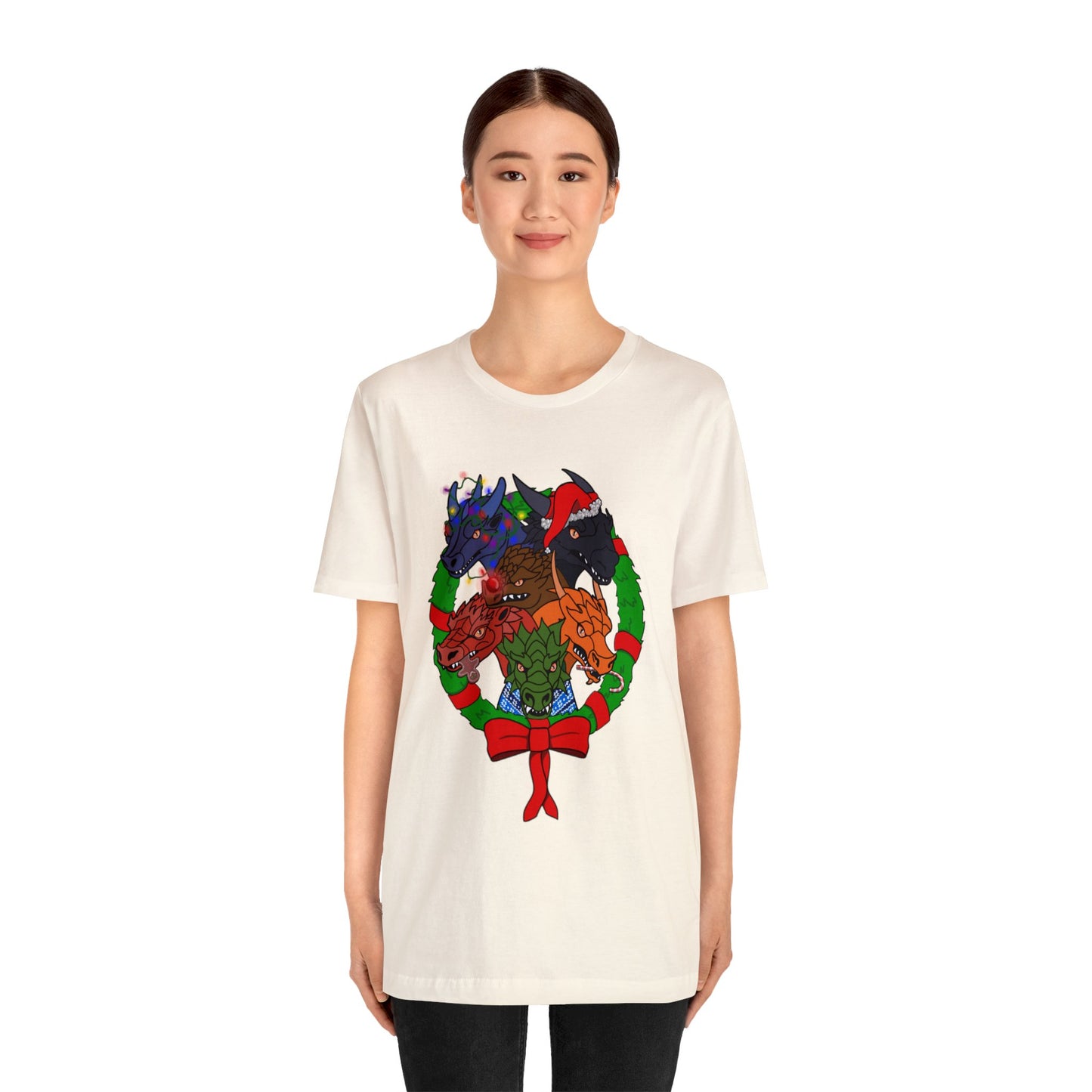 Dragon Christmas with no snow version - Unisex T-shirt
