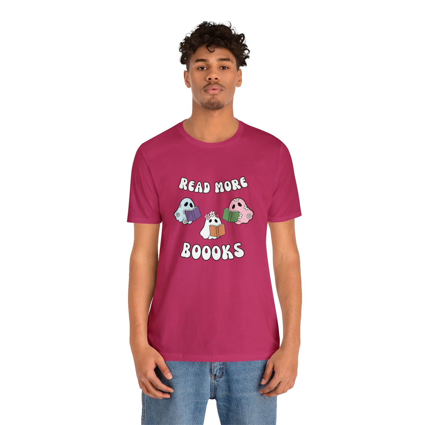 Read More Boooks Ghouls, Unisex Jersey Short Sleeve Tee