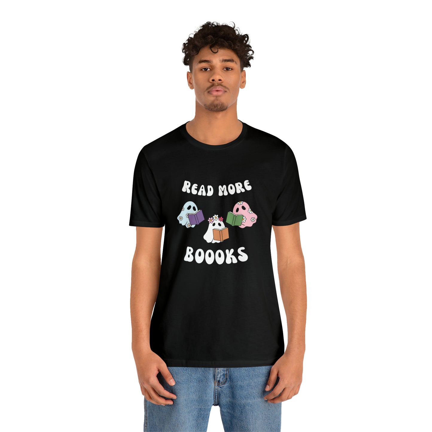 Read More Boooks Ghouls, Unisex Jersey Short Sleeve Tee