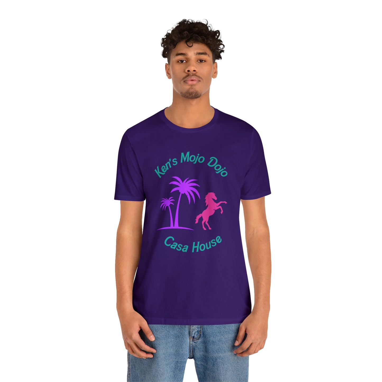 Palm Horse, Mojo Dojo Casa House, Unisex Jersey Short Sleeve Tee