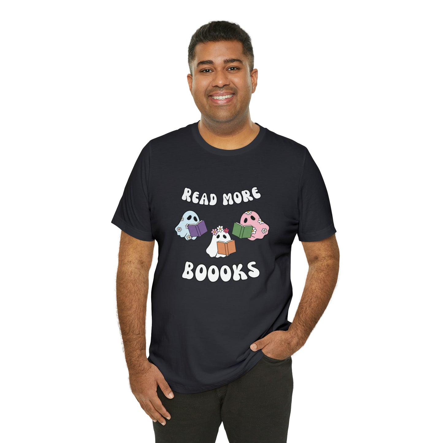 Read More Boooks Ghouls, Unisex Jersey Short Sleeve Tee