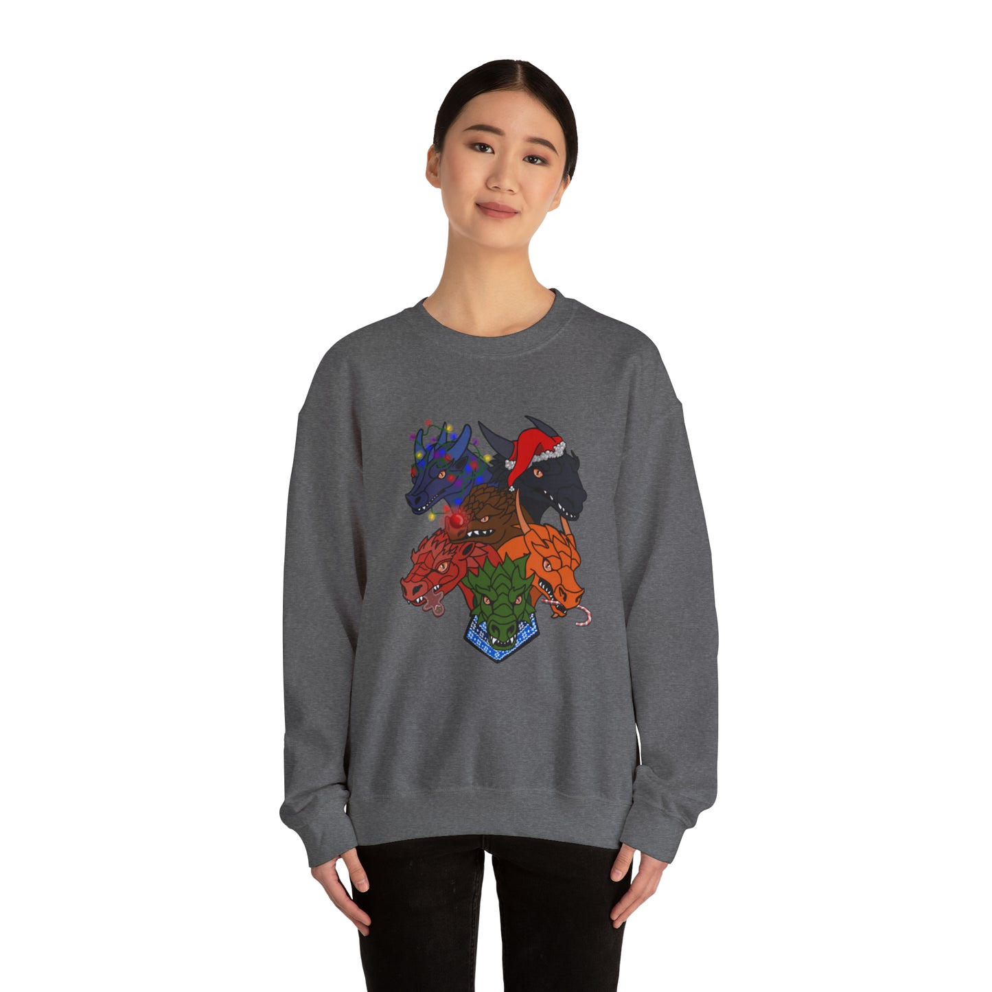 Dragon Christmas Simple - Unisex Sweatshirt