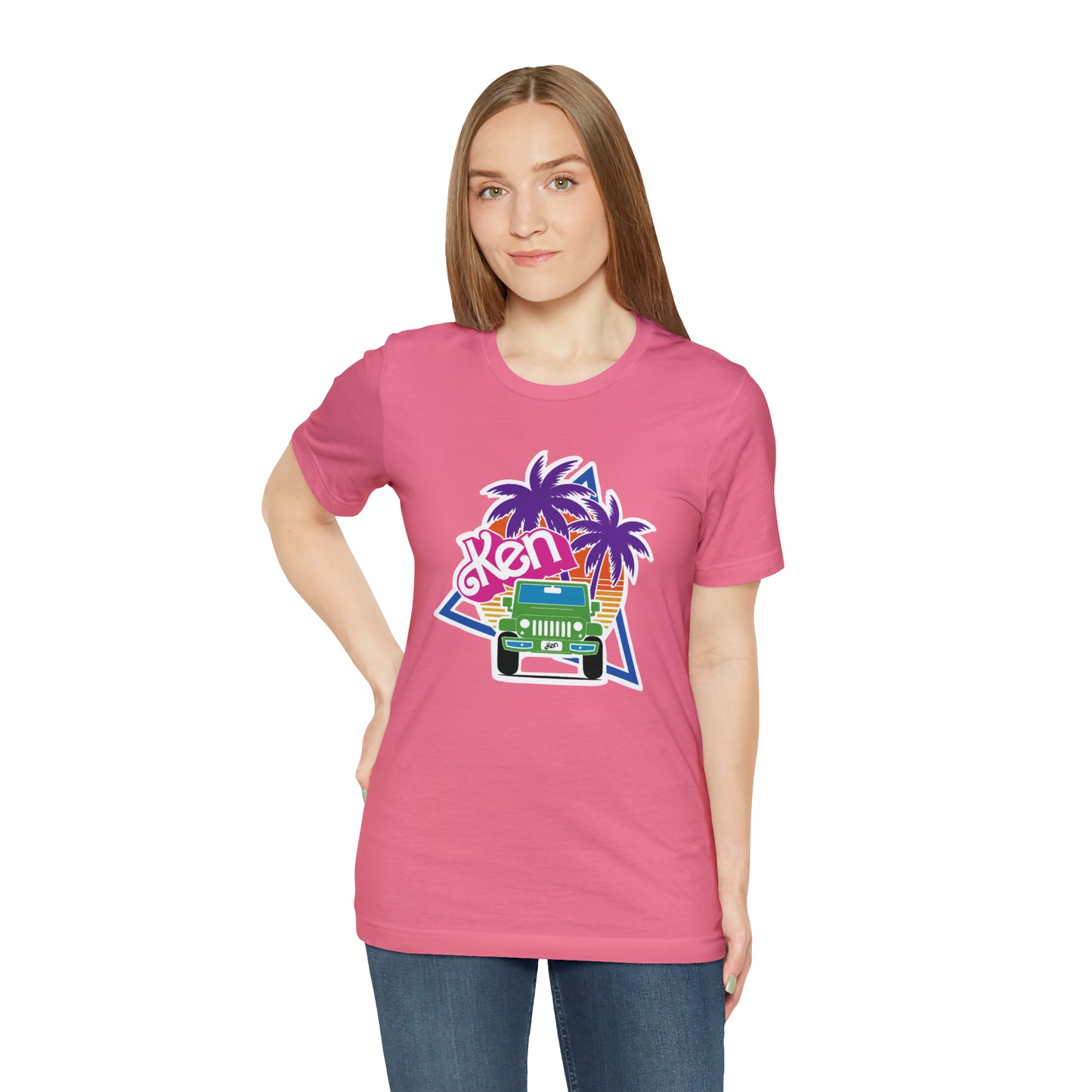 Green Ken, Beep Beep KEN Jeep, Unisex Jersey Short Sleeve Tee