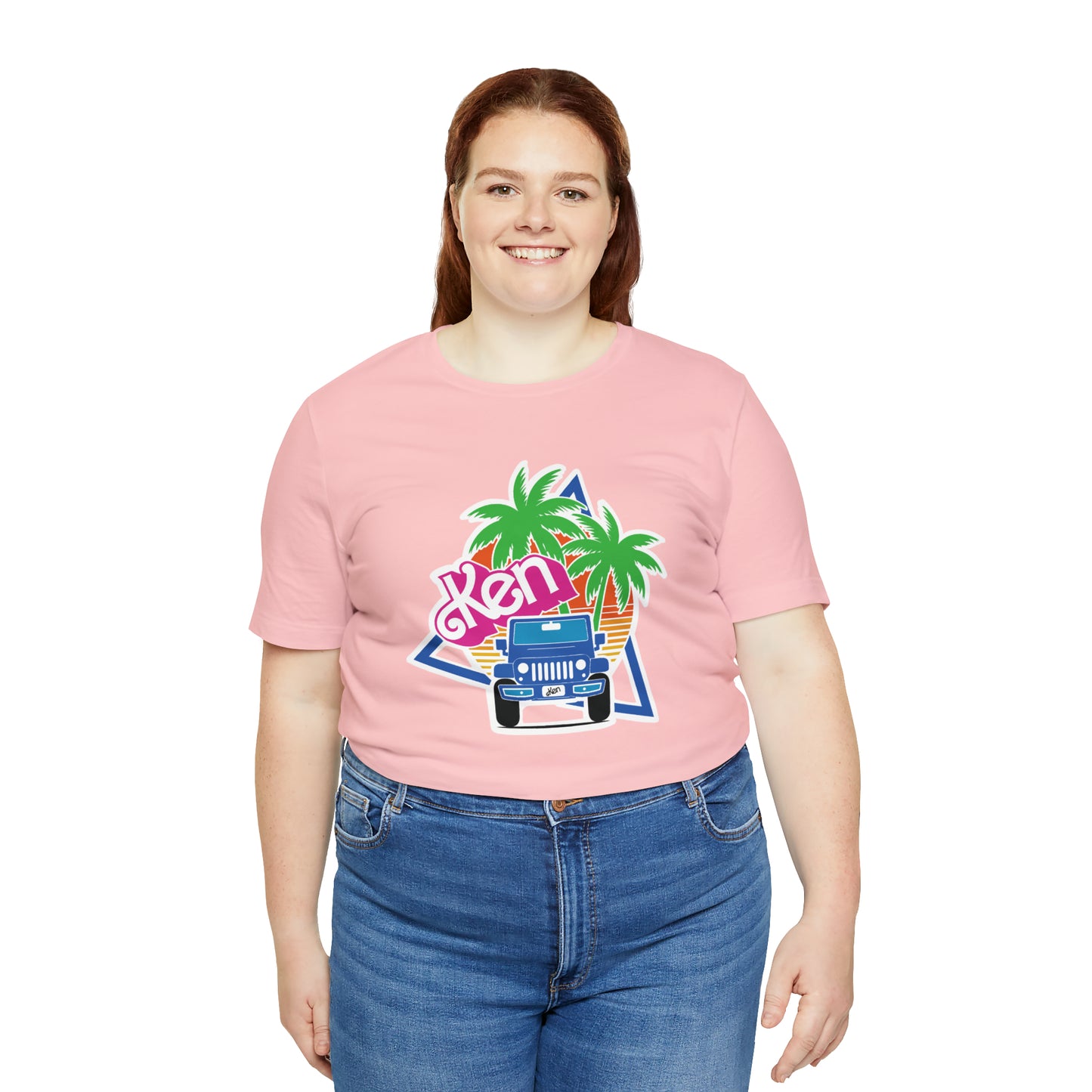 Blue Ken, Beep Beep KEN Jeep, Unisex Jersey Short Sleeve Tee
