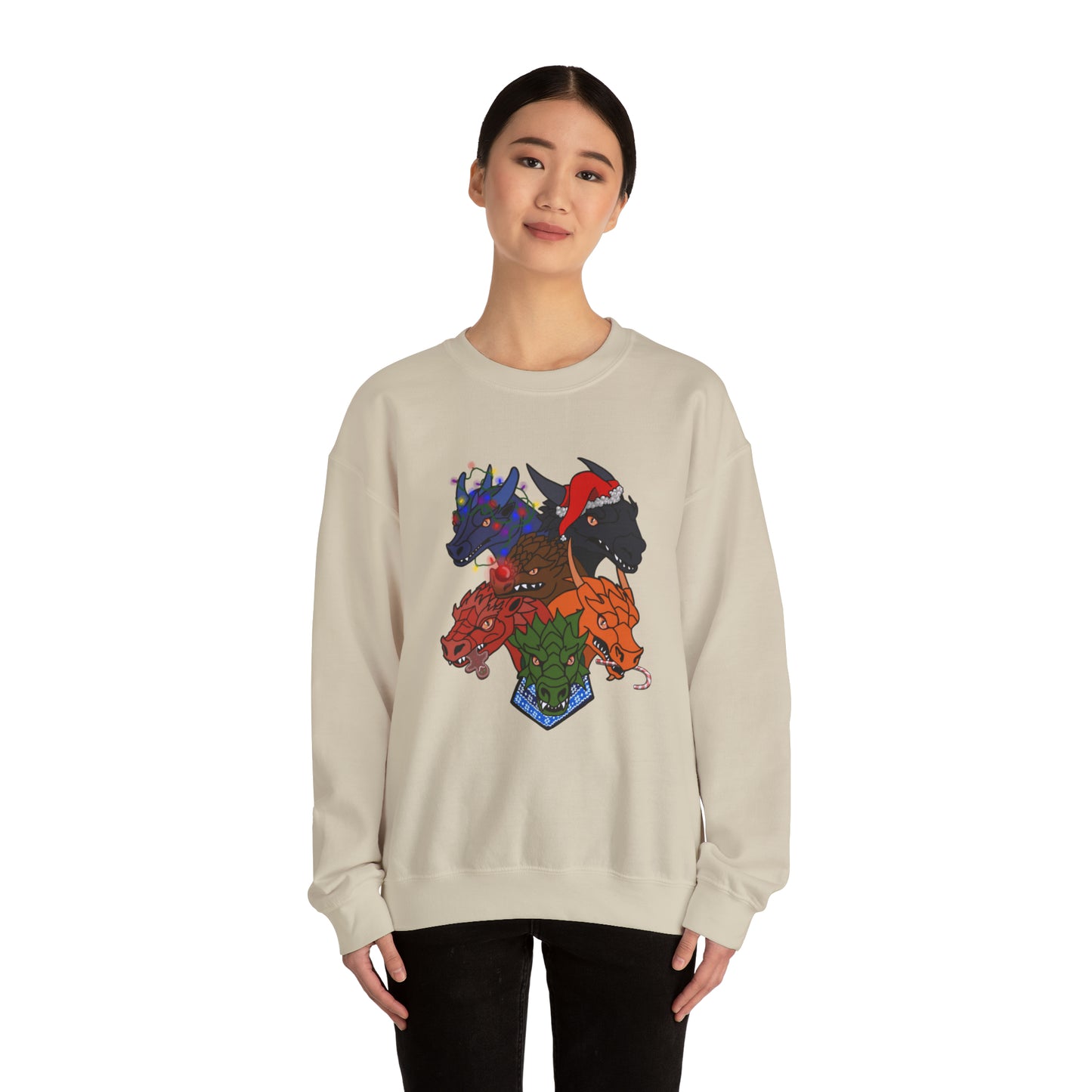 Dragon Christmas Simple - Unisex Sweatshirt