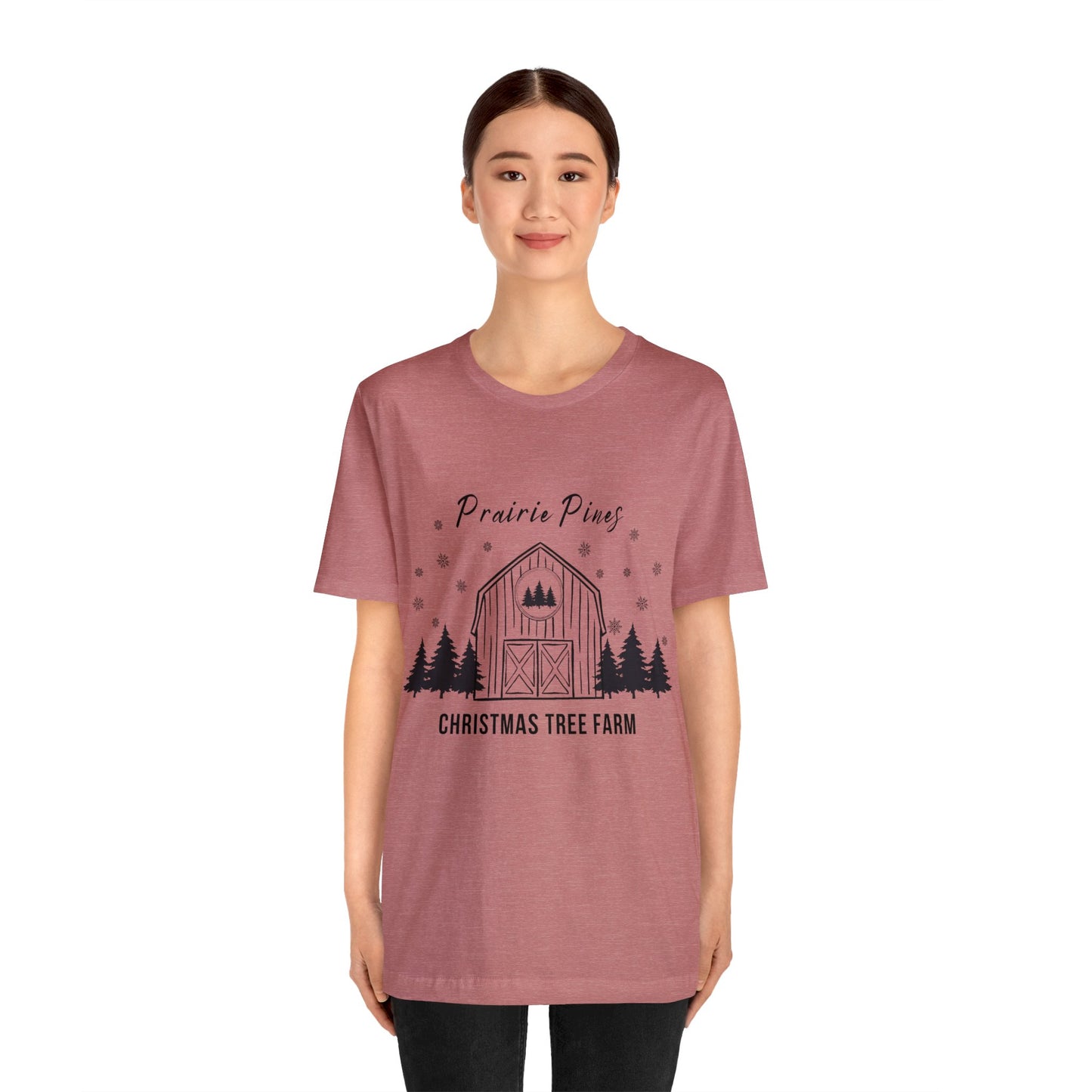Prairie Pines Black Text - Unisex T-shirt