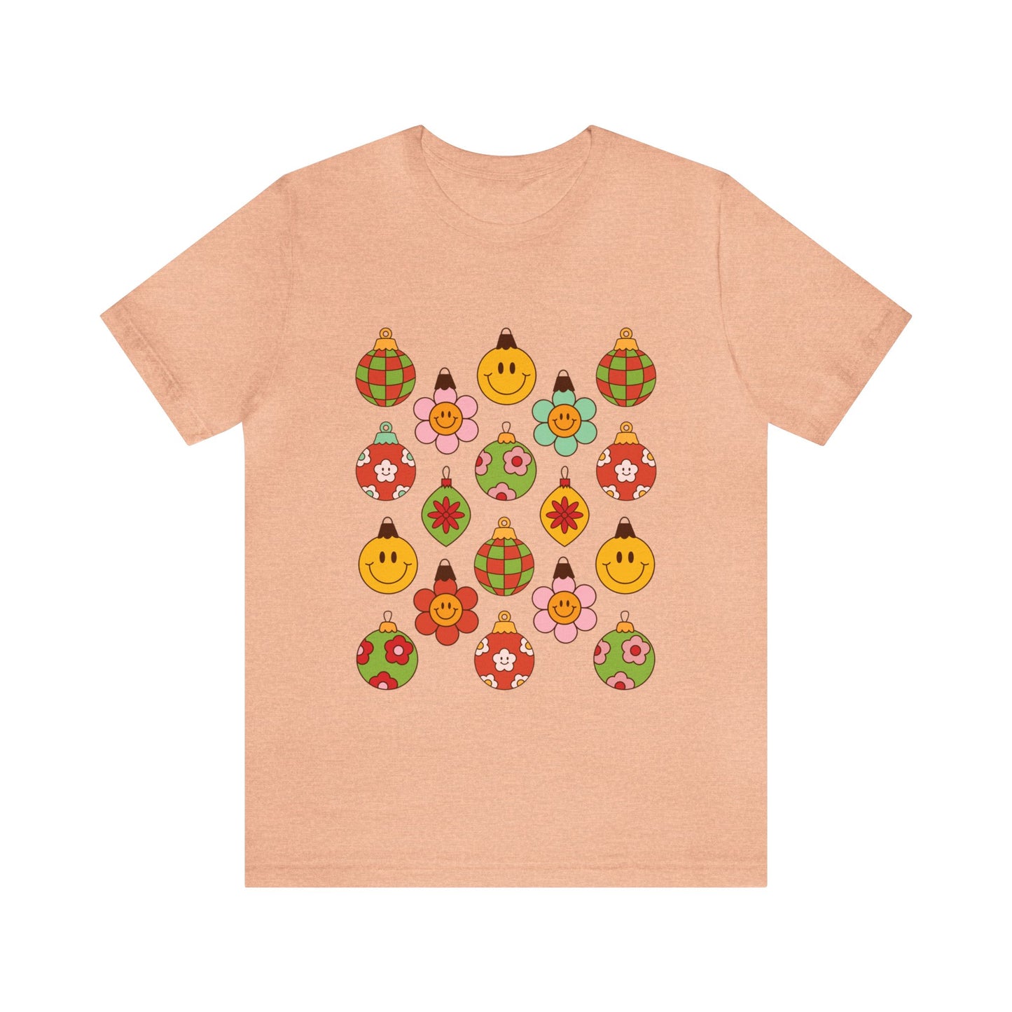 Groovy Christmas with back design - Unisex T-shirt