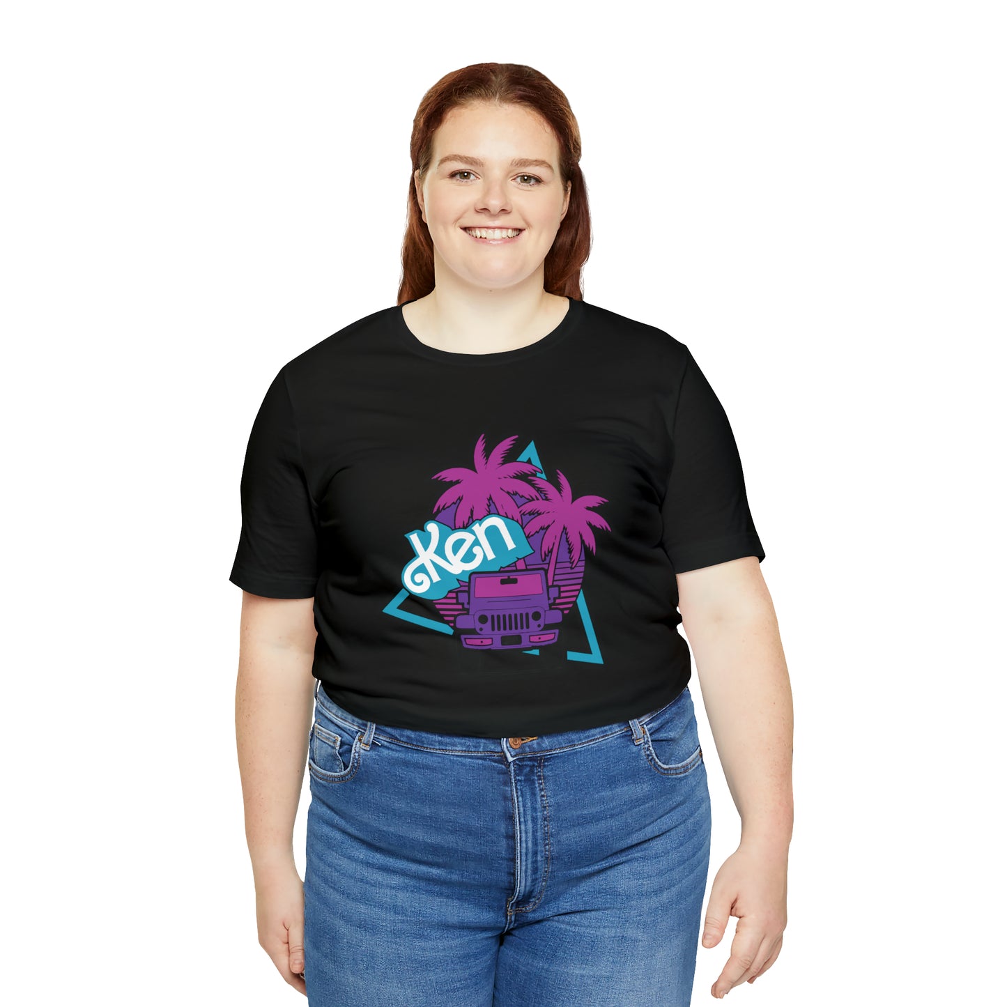 Neon Ken, Beep Beep KEN Jeep, Unisex Jersey Short Sleeve Tee