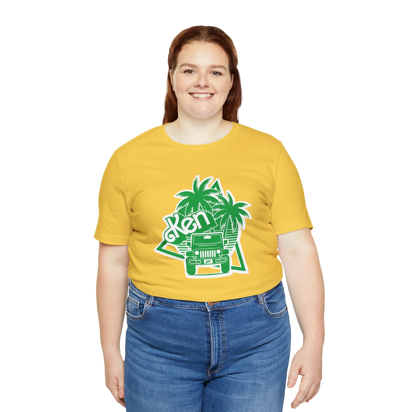 All green Ken, Beep Beep KEN Jeep, Unisex Jersey Short Sleeve Tee