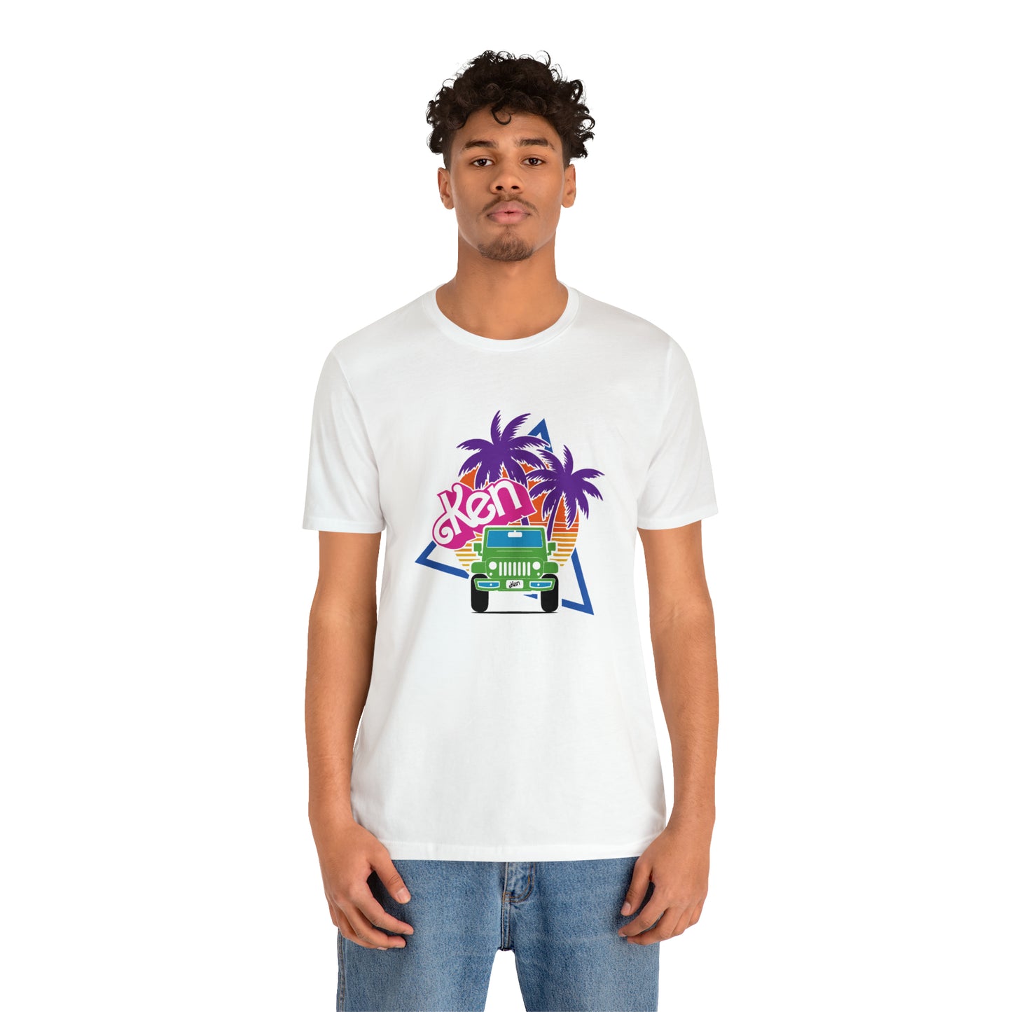 Green Ken, Beep Beep KEN Jeep, Unisex Jersey Short Sleeve Tee