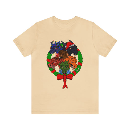 Dragon Christmas with no snow version - Unisex T-shirt