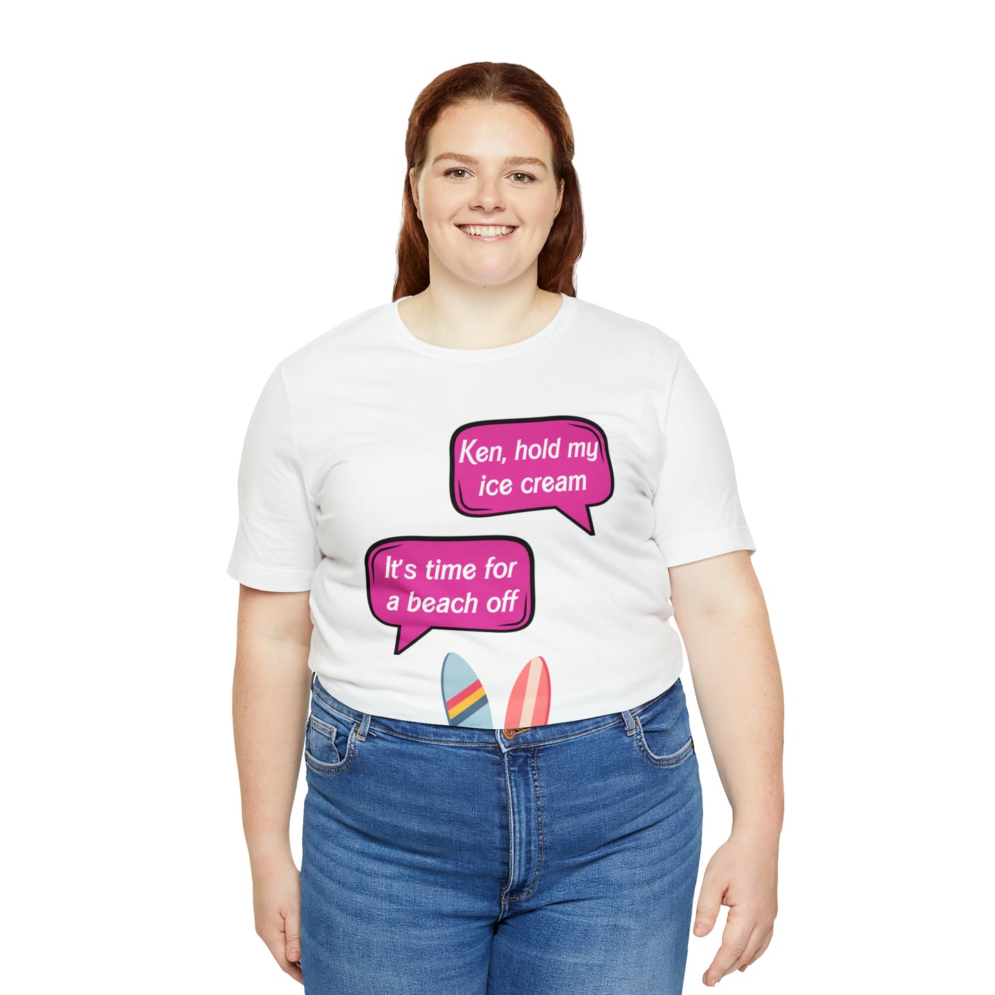 Beach off, Unisex Jersey Short Sleeve Tee