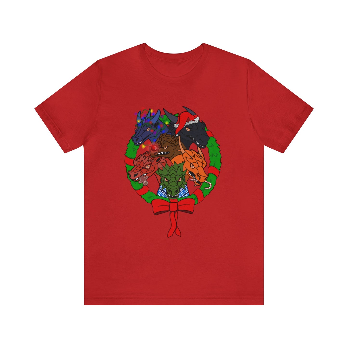 Dragon Christmas with no snow version - Unisex T-shirt