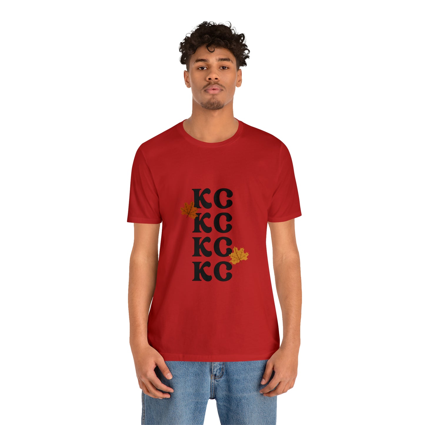 Black Text - Kansas City Fall, Unisex Jersey Short Sleeve Tee