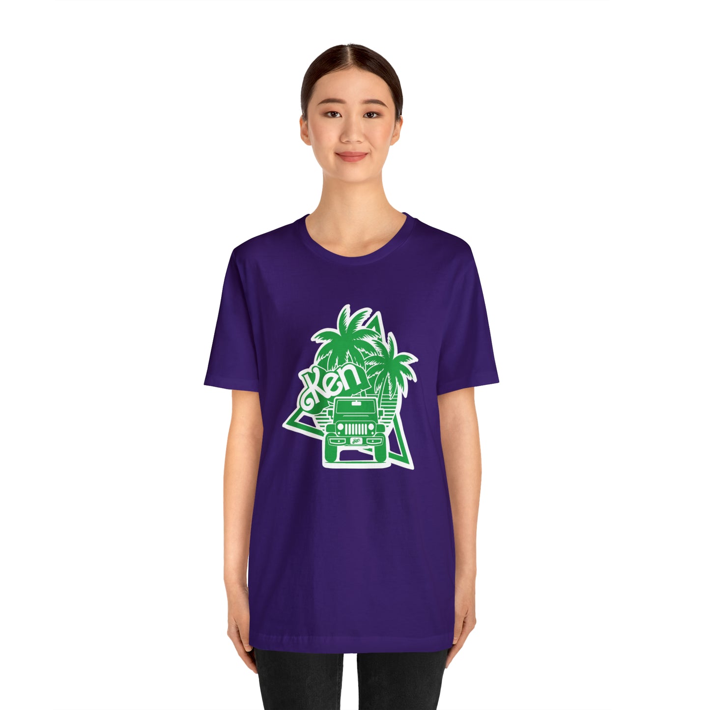 All green Ken, Beep Beep KEN Jeep, Unisex Jersey Short Sleeve Tee