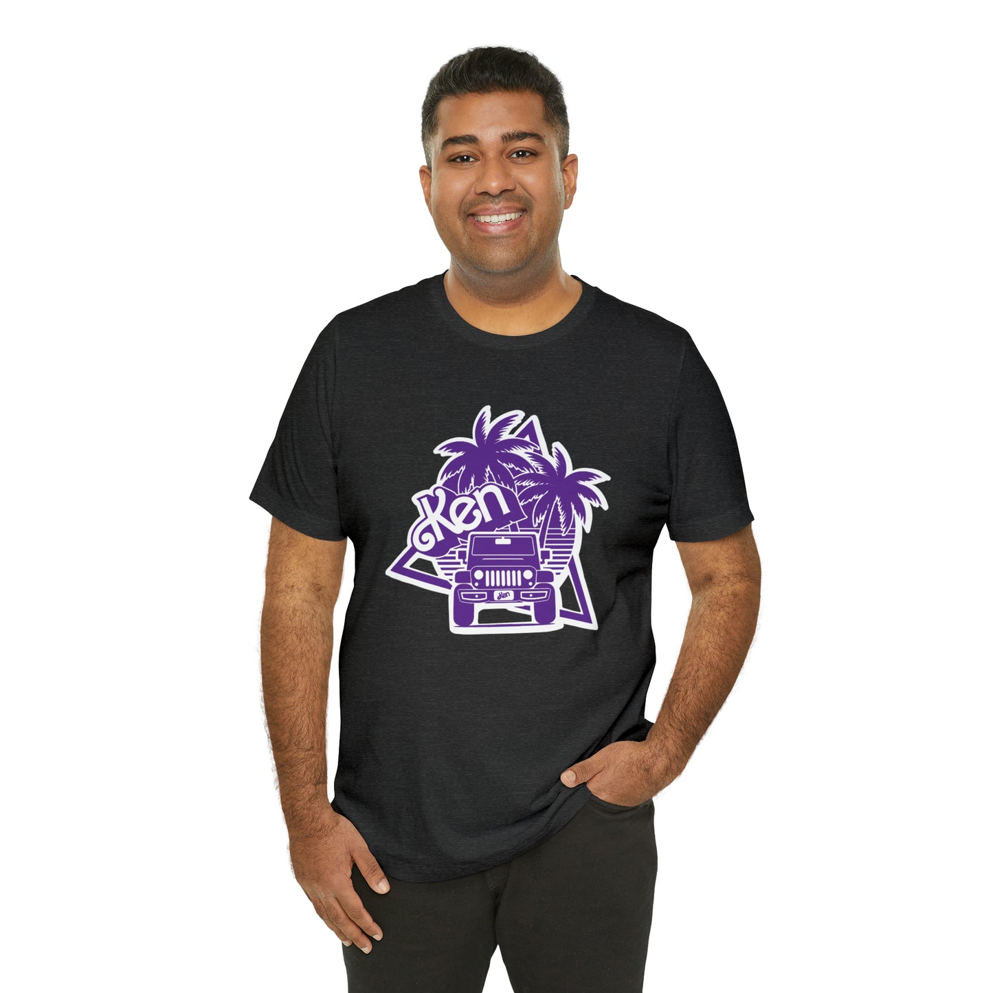 All Purple Ken, Beep Beep KEN Jeep, Unisex Jersey Short Sleeve Tee