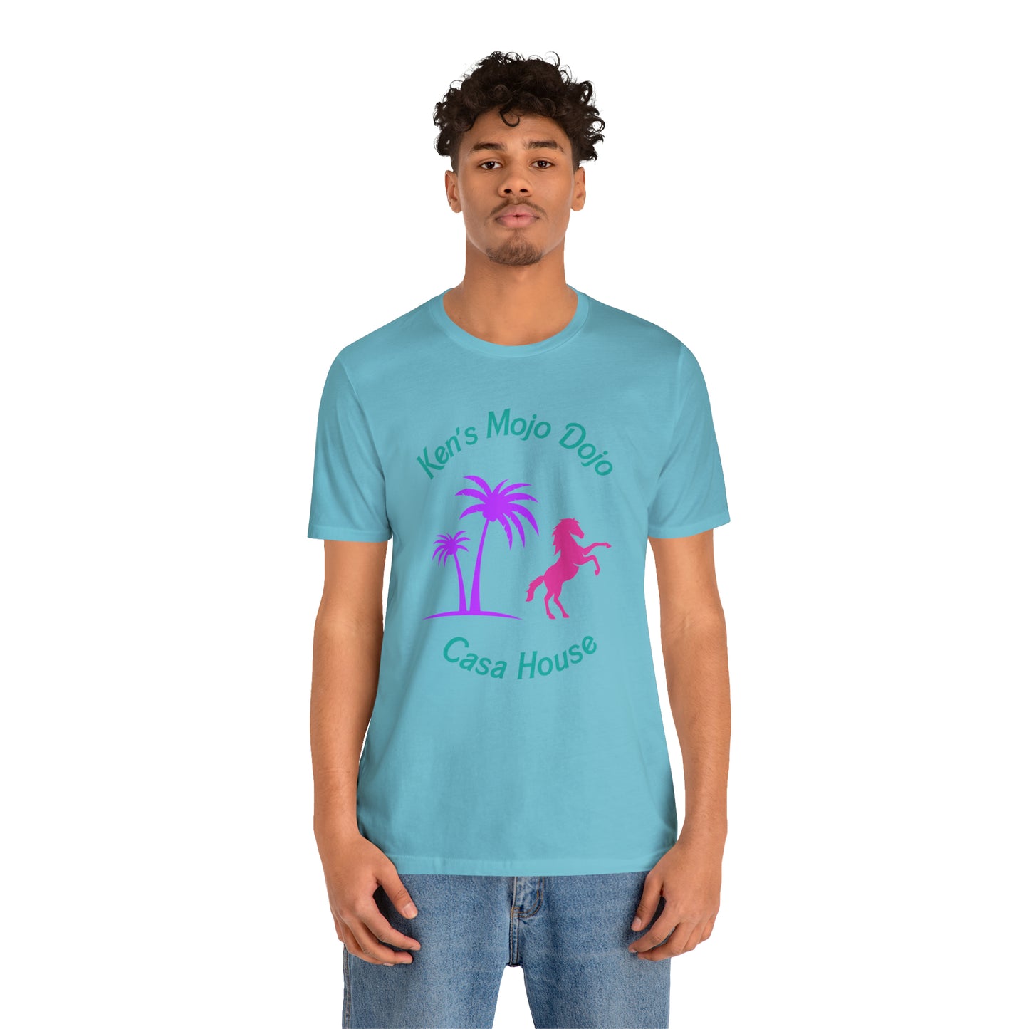 Palm Horse, Mojo Dojo Casa House, Unisex Jersey Short Sleeve Tee