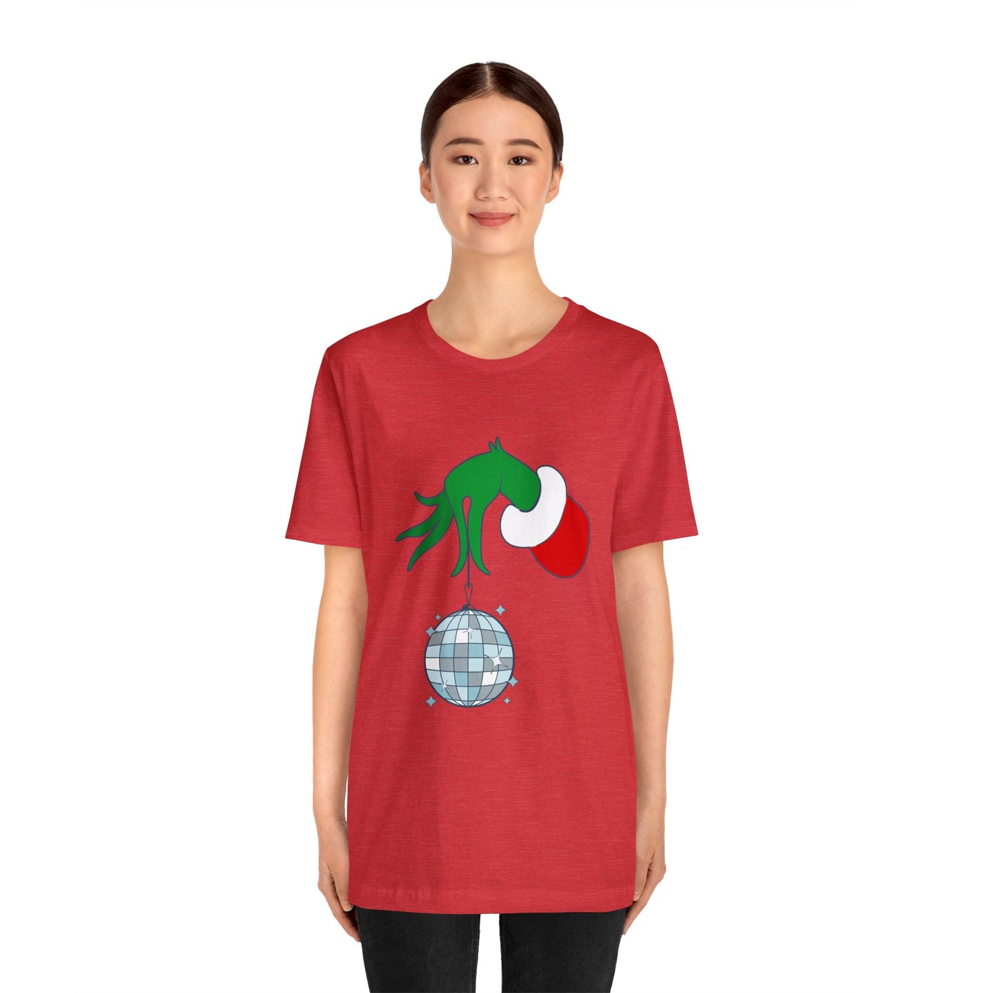 Grinchy Groovy and Bright Jingle Disco Ball - Unisex T-shirt