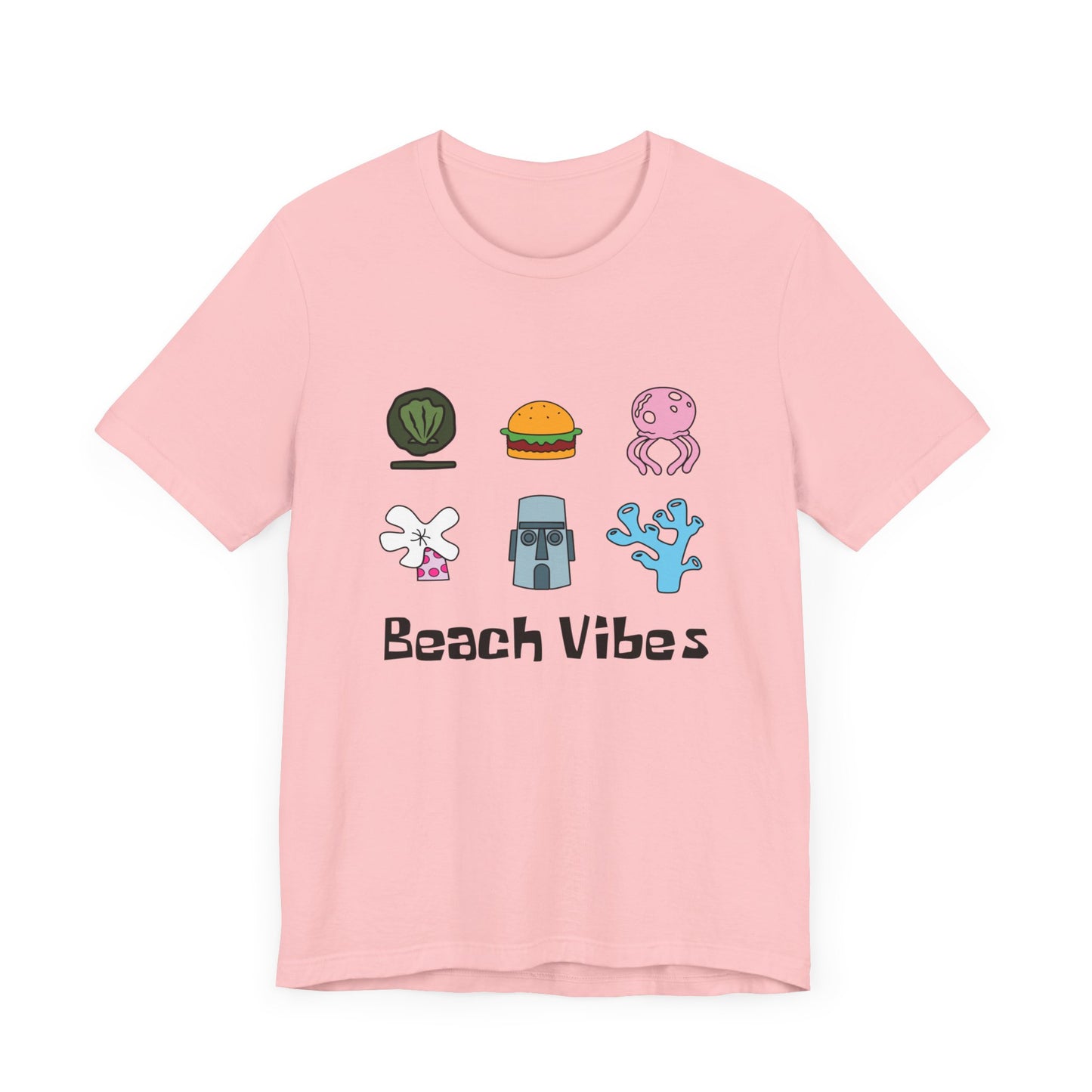 No frame Spongey Beach Vibes - Unisex Shirt