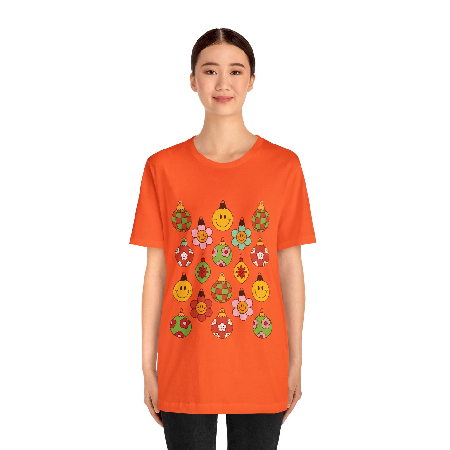 Groovy Christmas with back design - Unisex T-shirt