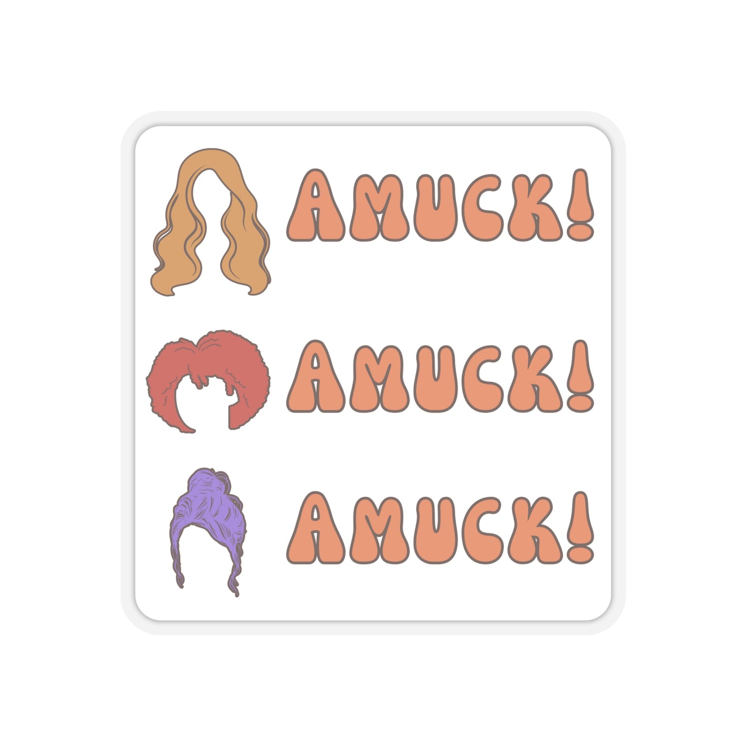 Copy of Pumpkin Spice Everything Nice - Hocus Pocus - Sticker
