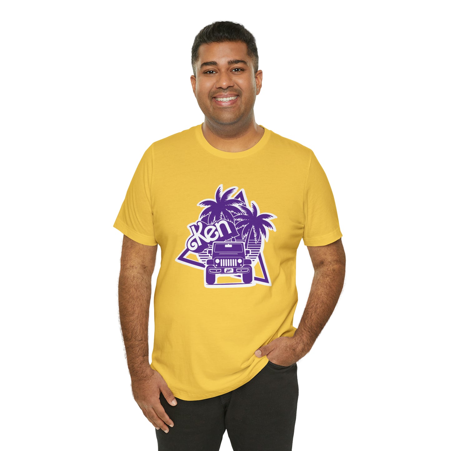 All Purple Ken, Beep Beep KEN Jeep, Unisex Jersey Short Sleeve Tee