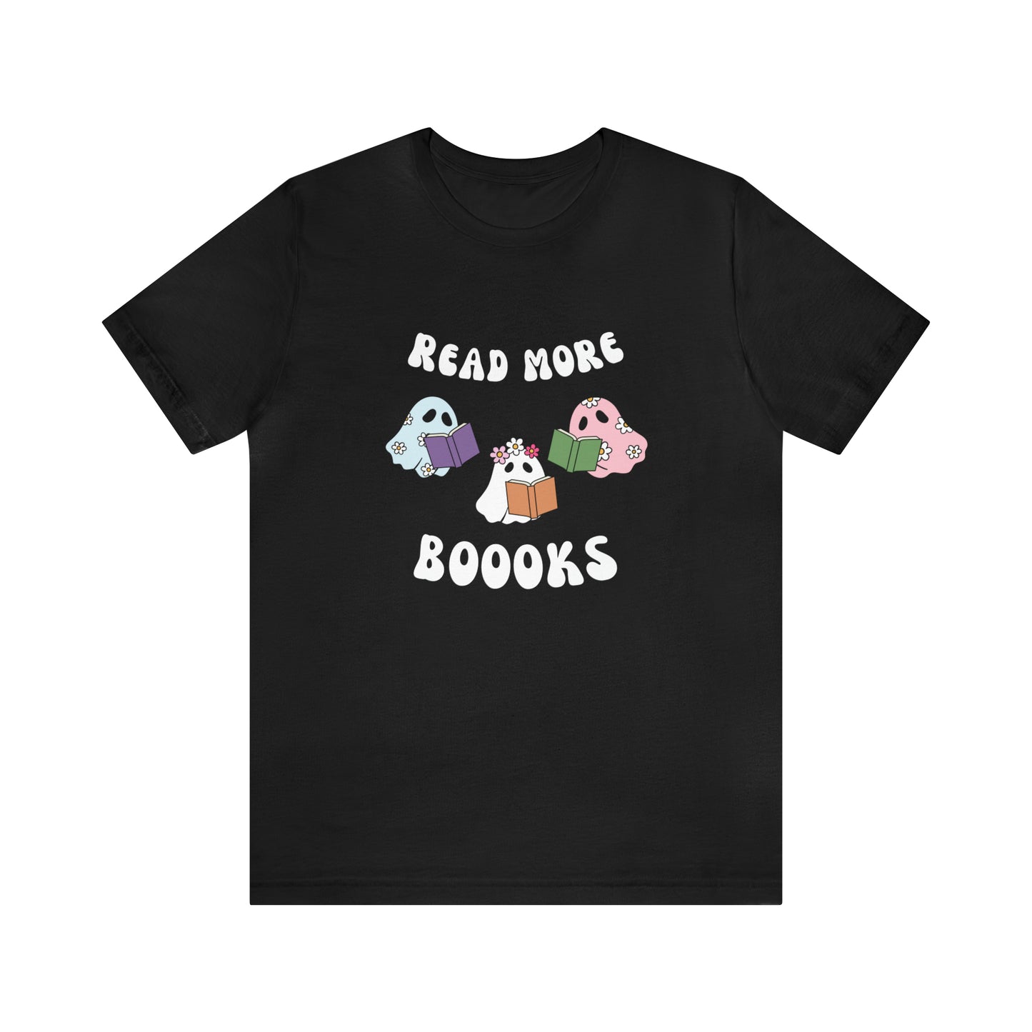 Read More Boooks Ghouls, Unisex Jersey Short Sleeve Tee