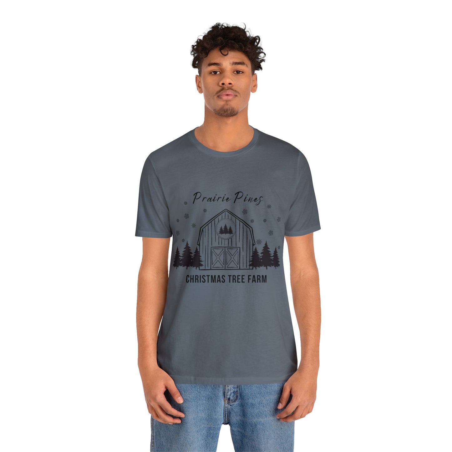 Prairie Pines Black Text - Unisex T-shirt