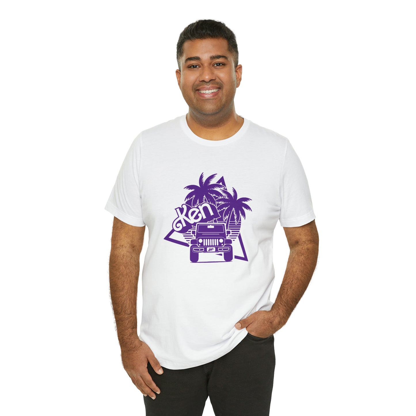 All Purple Ken, Beep Beep KEN Jeep, Unisex Jersey Short Sleeve Tee
