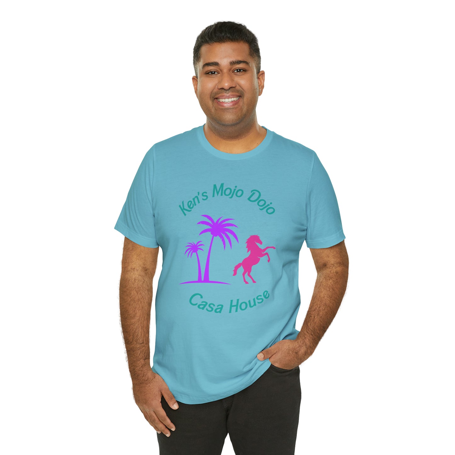 Palm Horse, Mojo Dojo Casa House, Unisex Jersey Short Sleeve Tee