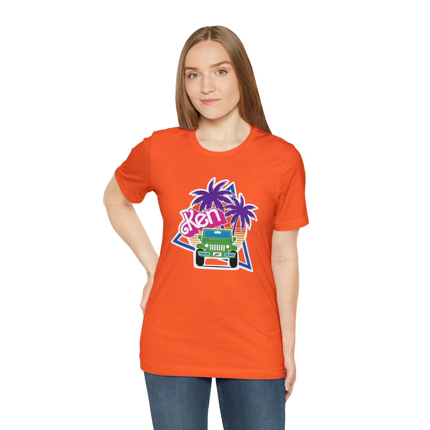 Green Ken, Beep Beep KEN Jeep, Unisex Jersey Short Sleeve Tee