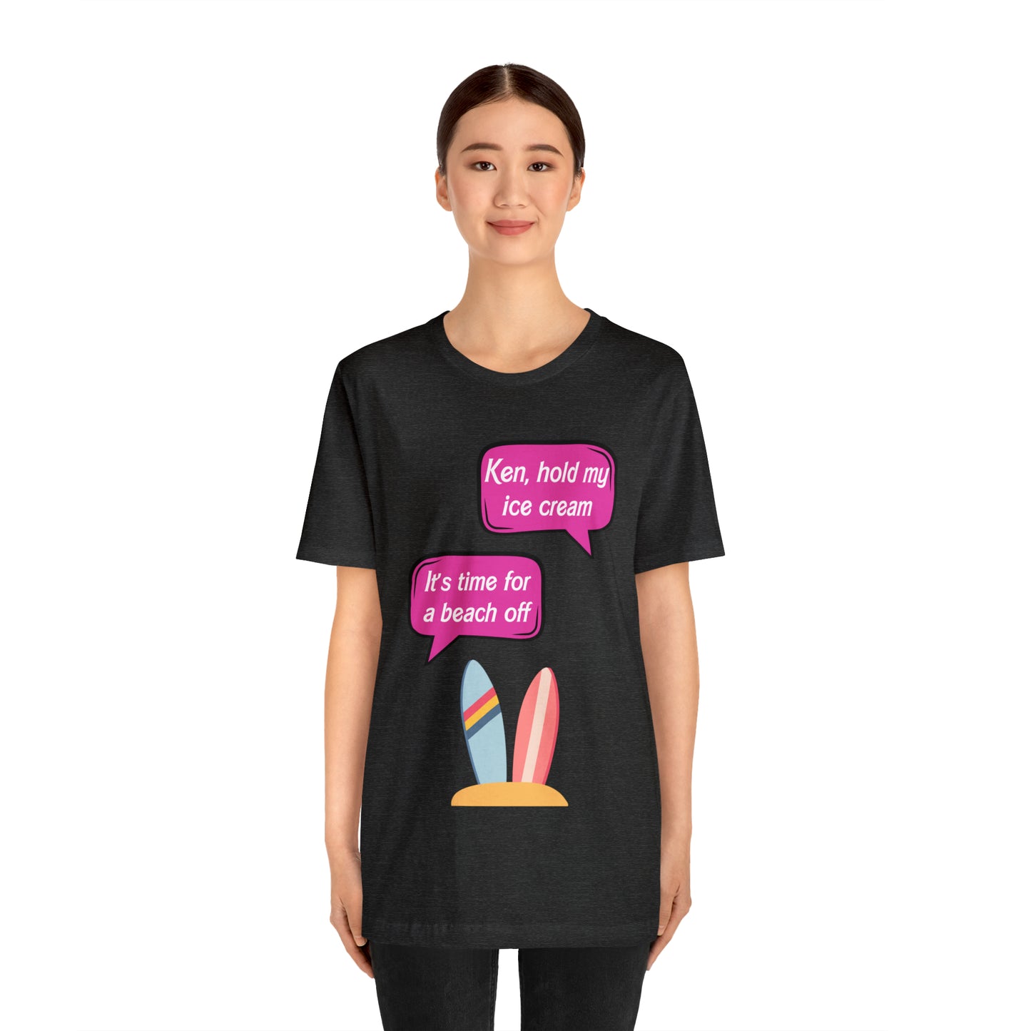 Beach off, Unisex Jersey Short Sleeve Tee